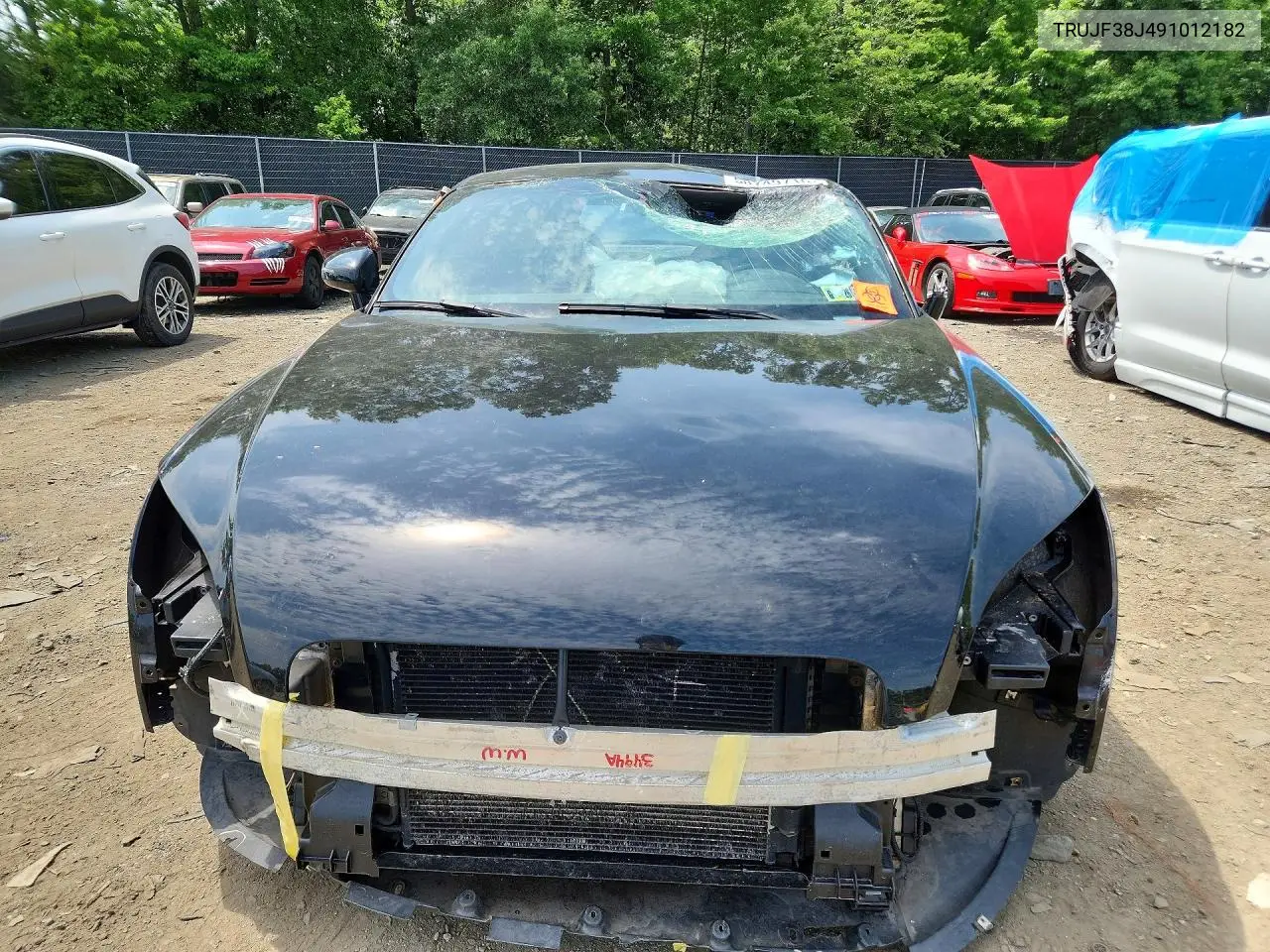 2009 Audi Tt VIN: TRUJF38J491012182 Lot: 58749716