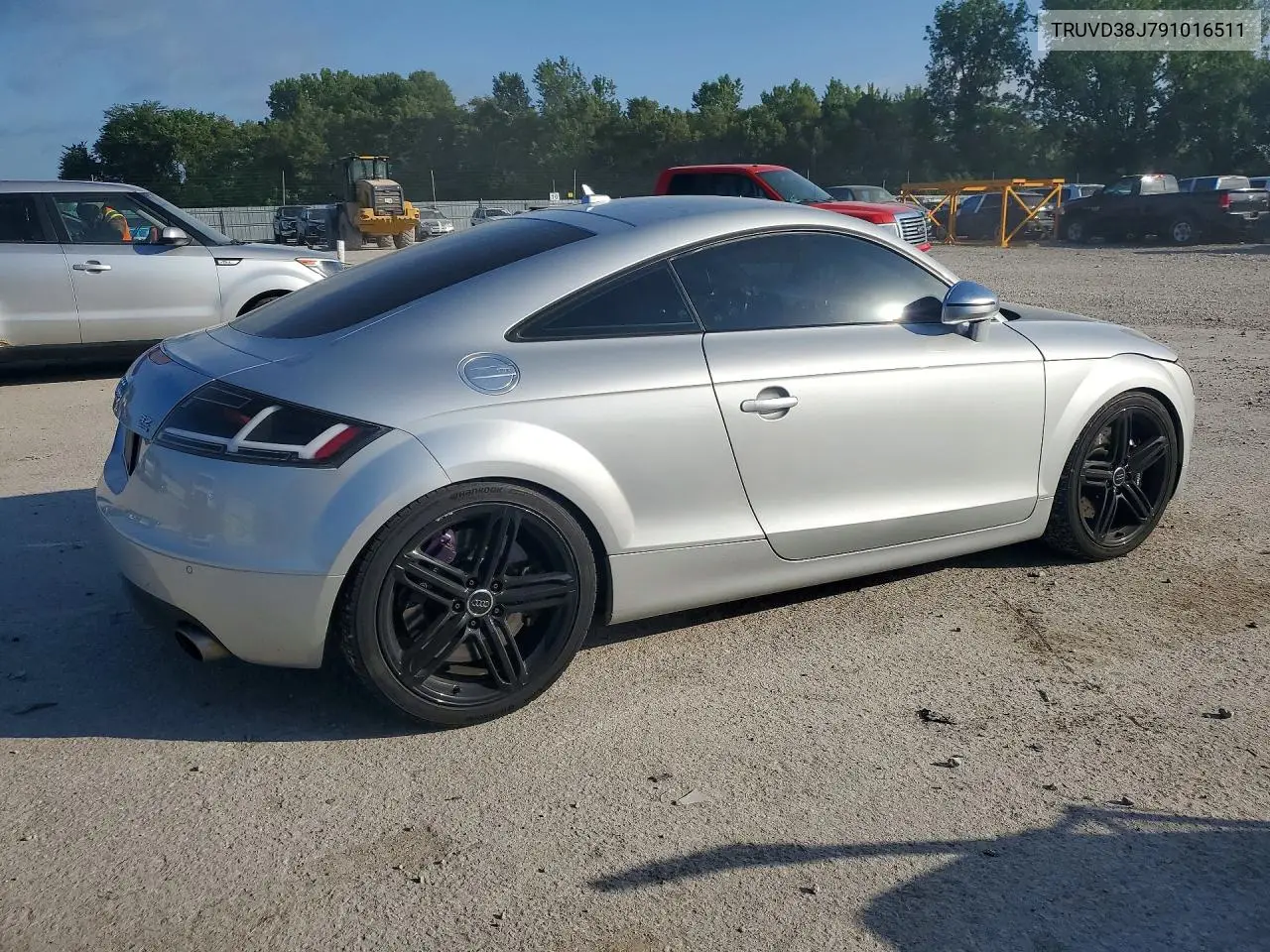 2009 Audi Tt VIN: TRUVD38J791016511 Lot: 85608955