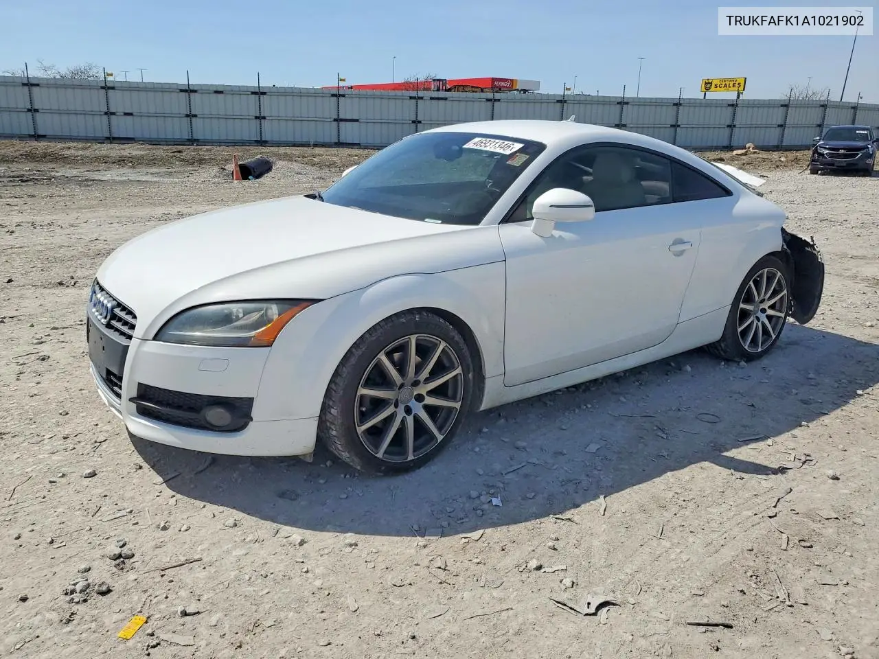 2010 Audi Tt Prestige VIN: TRUKFAFK1A1021902 Lot: 46931346