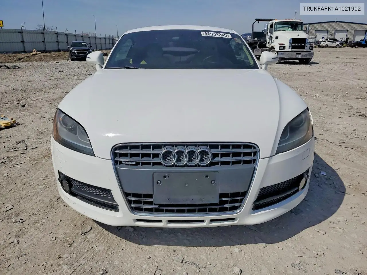 2010 Audi Tt Prestige VIN: TRUKFAFK1A1021902 Lot: 46931346