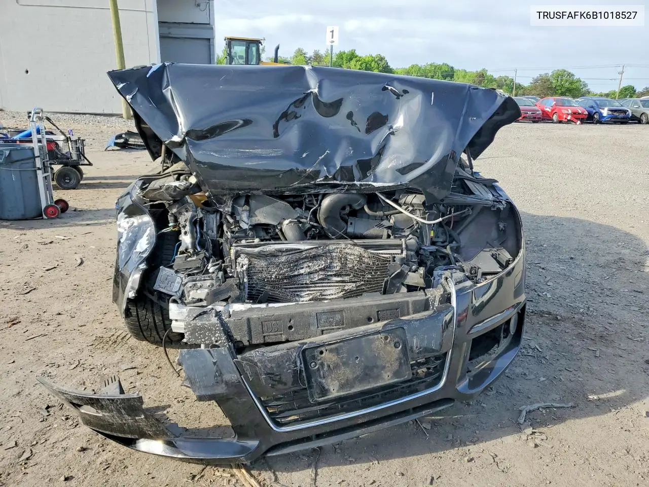 2011 Audi Tt Premium VIN: TRUSFAFK6B1018527 Lot: 50122666
