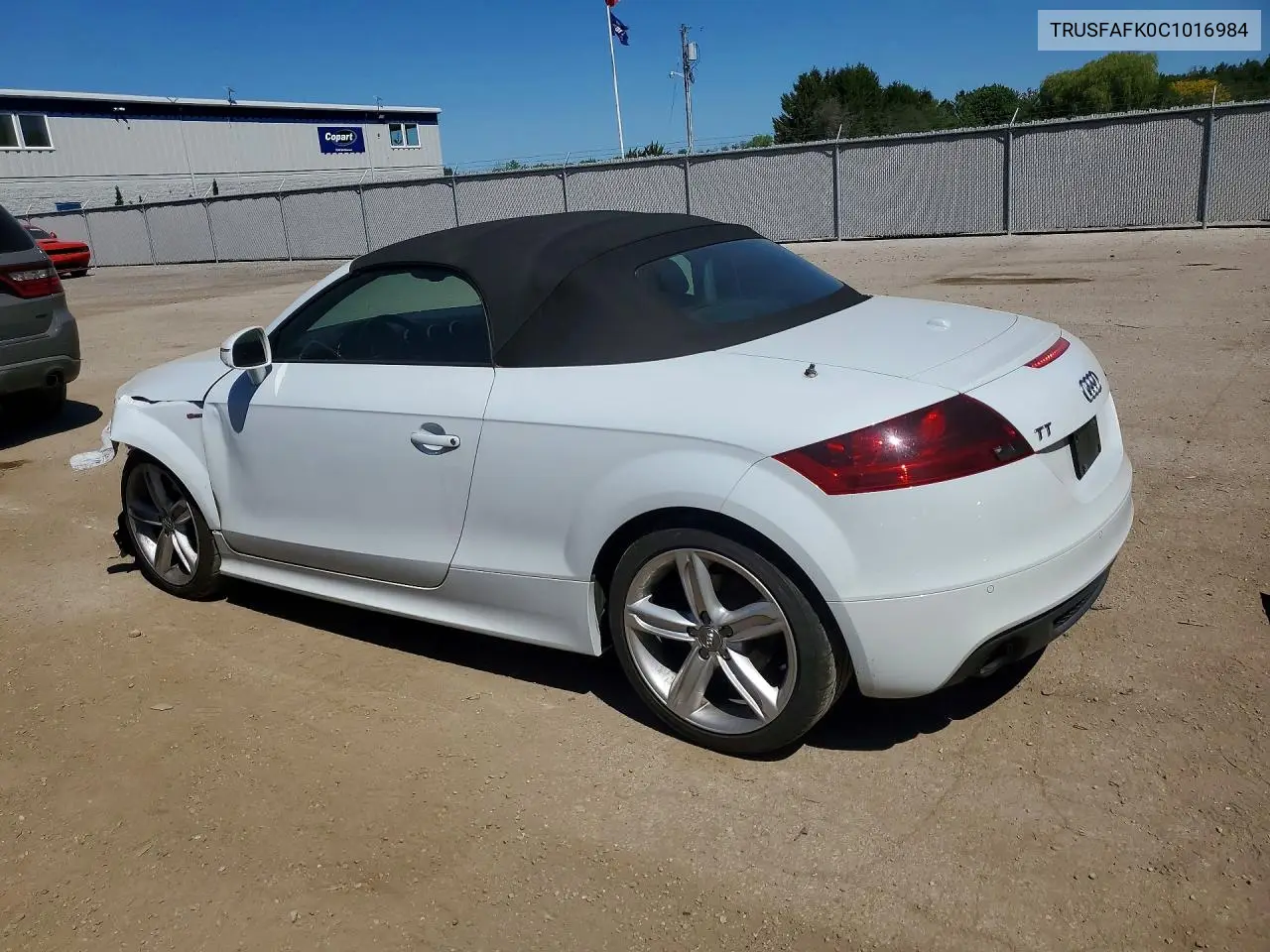 2012 Audi Tt Premium Plus VIN: TRUSFAFK0C1016984 Lot: 55505326