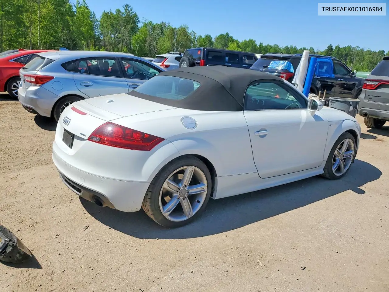 2012 Audi Tt Premium Plus VIN: TRUSFAFK0C1016984 Lot: 55505326