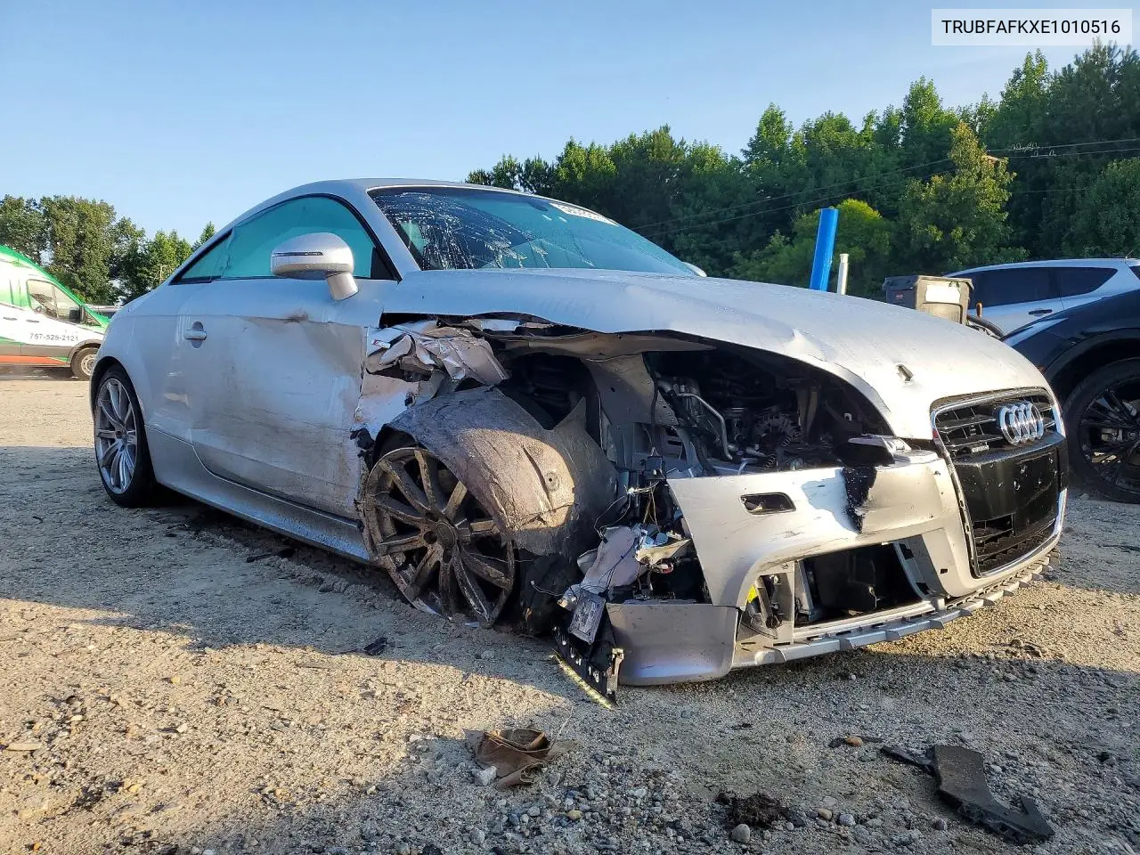2014 Audi Tt Premium Plus VIN: TRUBFAFKXE1010516 Lot: 59078316