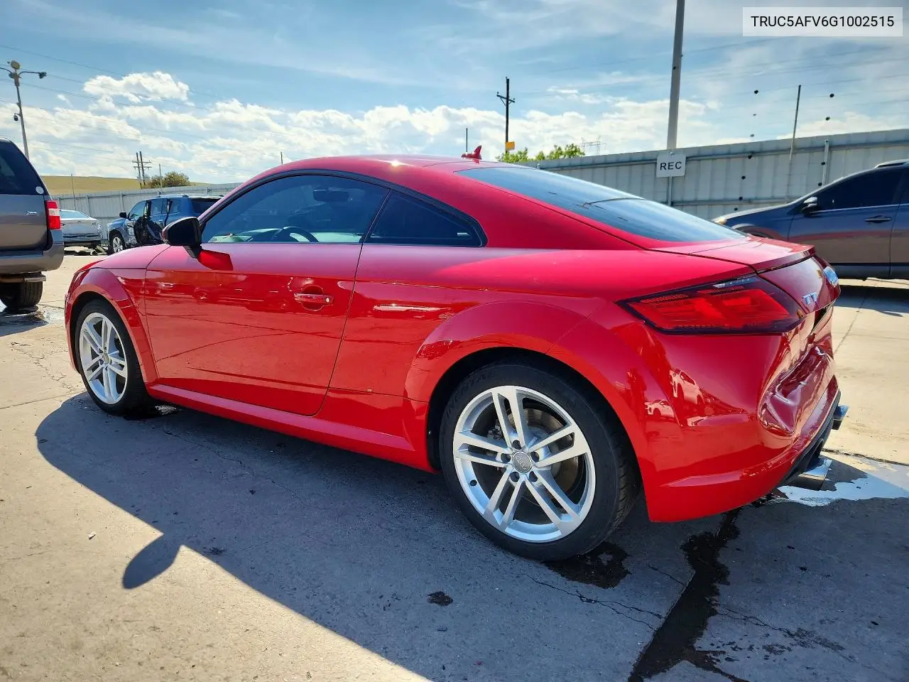 2016 Audi Tt VIN: TRUC5AFV6G1002515 Lot: 52779976
