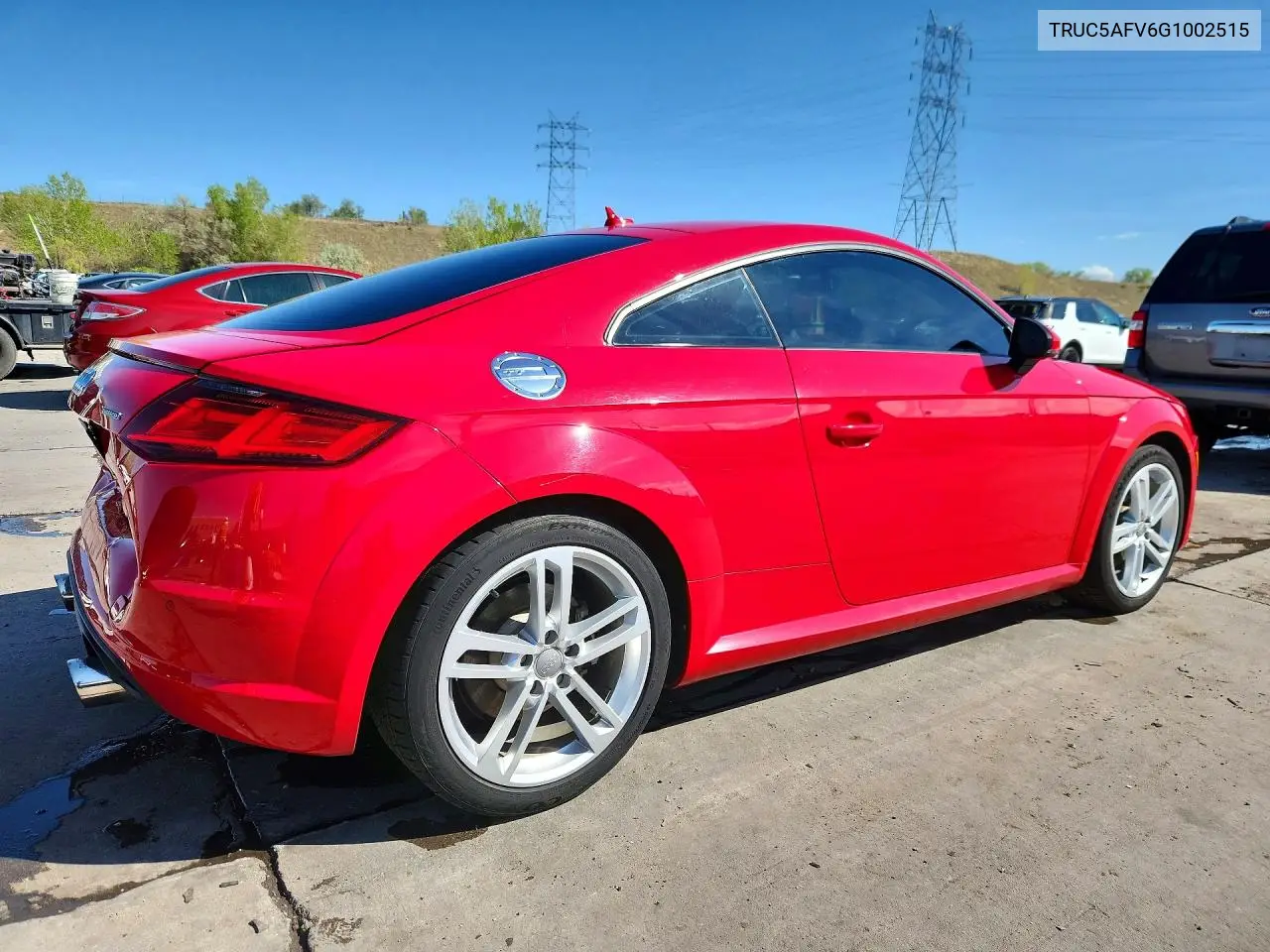 2016 Audi Tt VIN: TRUC5AFV6G1002515 Lot: 52779976
