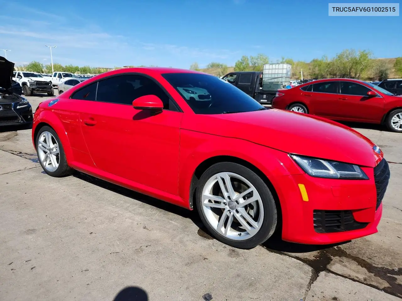 2016 Audi Tt VIN: TRUC5AFV6G1002515 Lot: 52779976