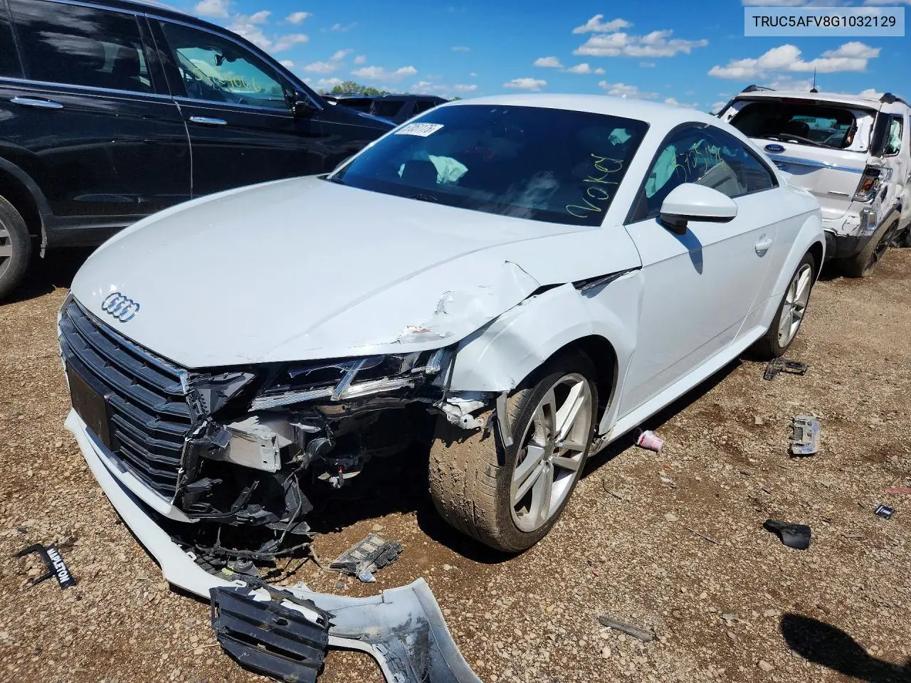 2016 Audi Tt VIN: TRUC5AFV8G1032129 Lot: 57051176