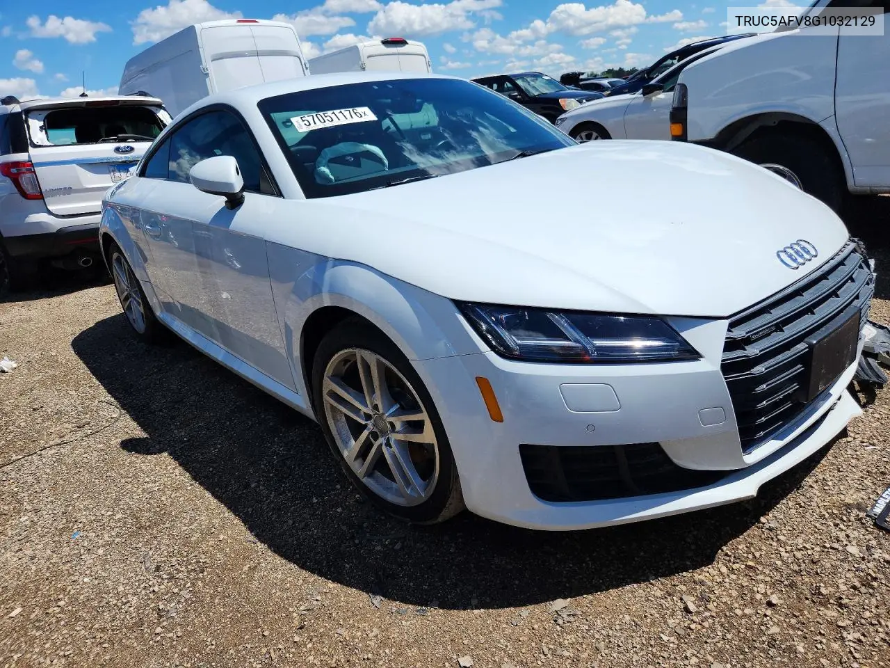 2016 Audi Tt VIN: TRUC5AFV8G1032129 Lot: 57051176