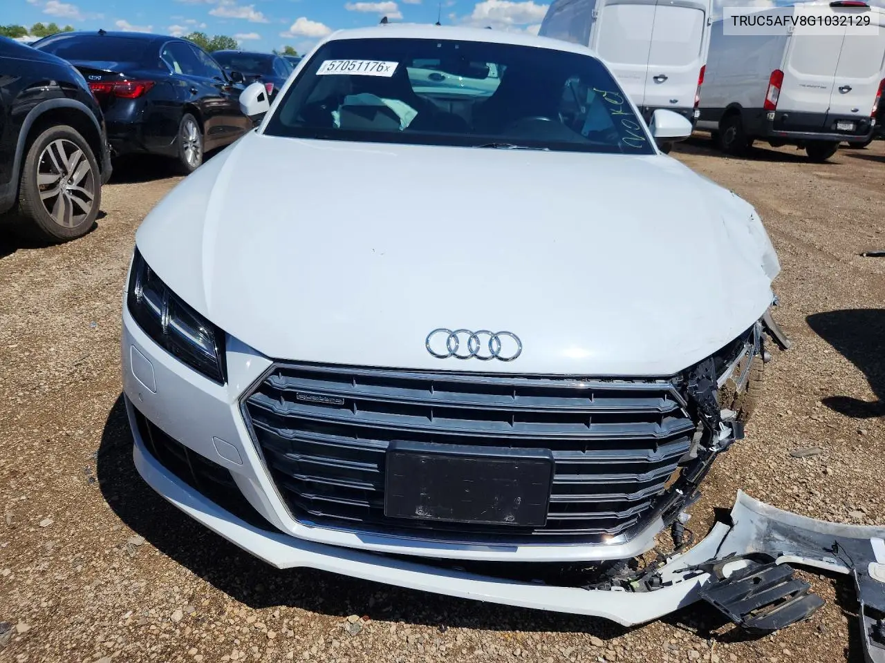 2016 Audi Tt VIN: TRUC5AFV8G1032129 Lot: 57051176
