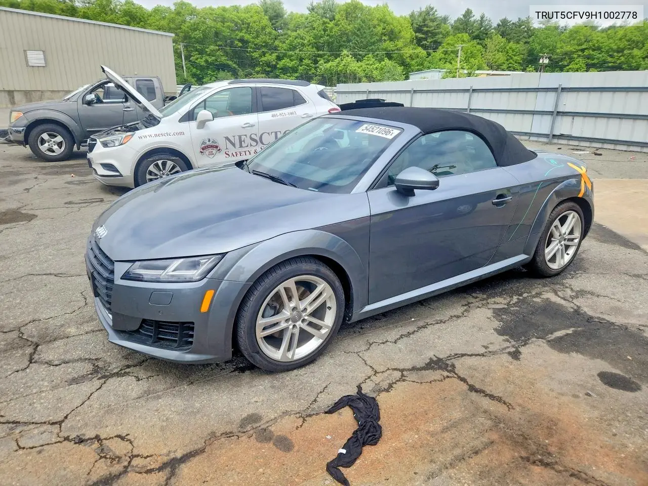 2017 Audi Tt VIN: TRUT5CFV9H1002778 Lot: 54521096