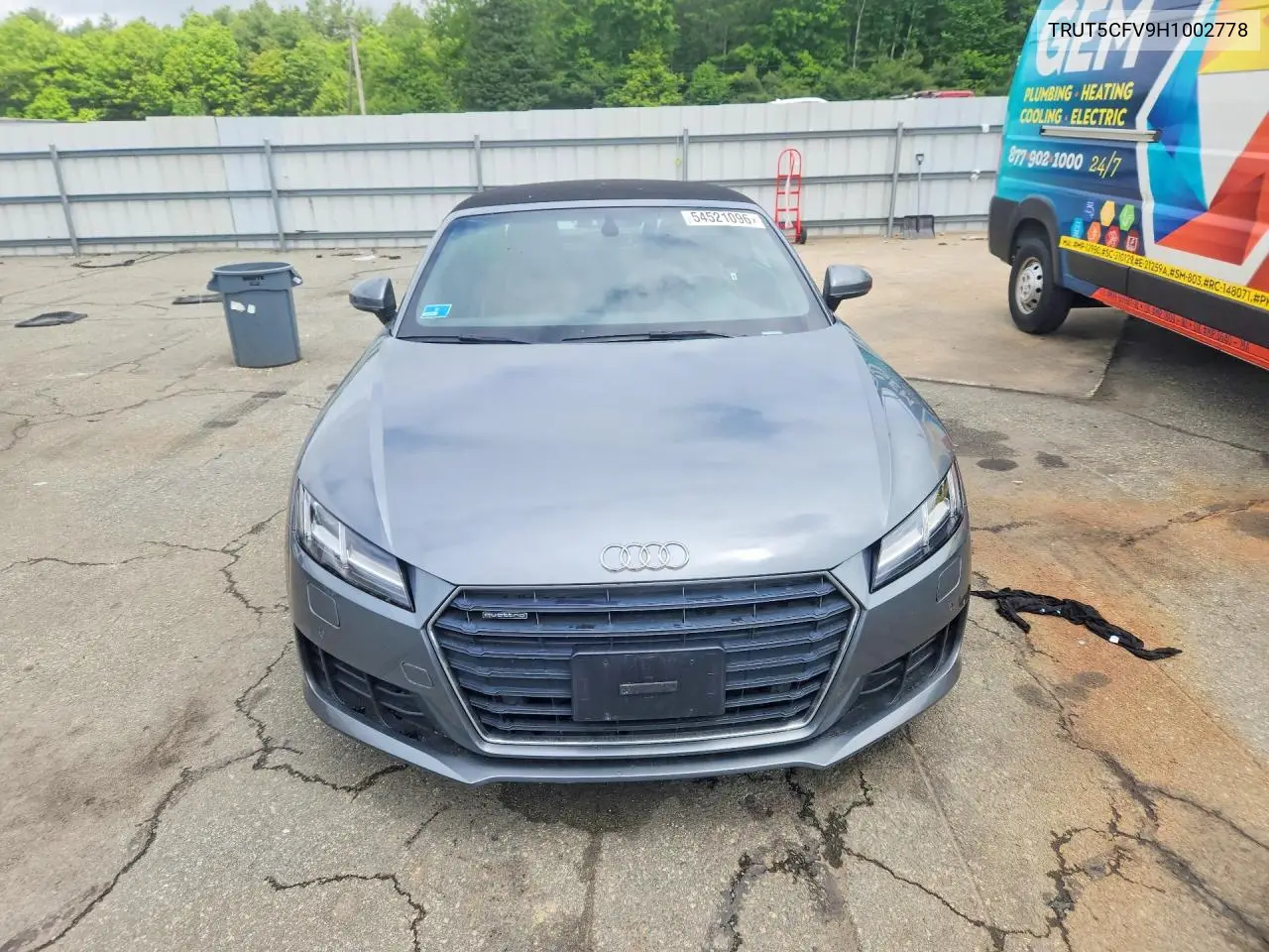 2017 Audi Tt VIN: TRUT5CFV9H1002778 Lot: 54521096