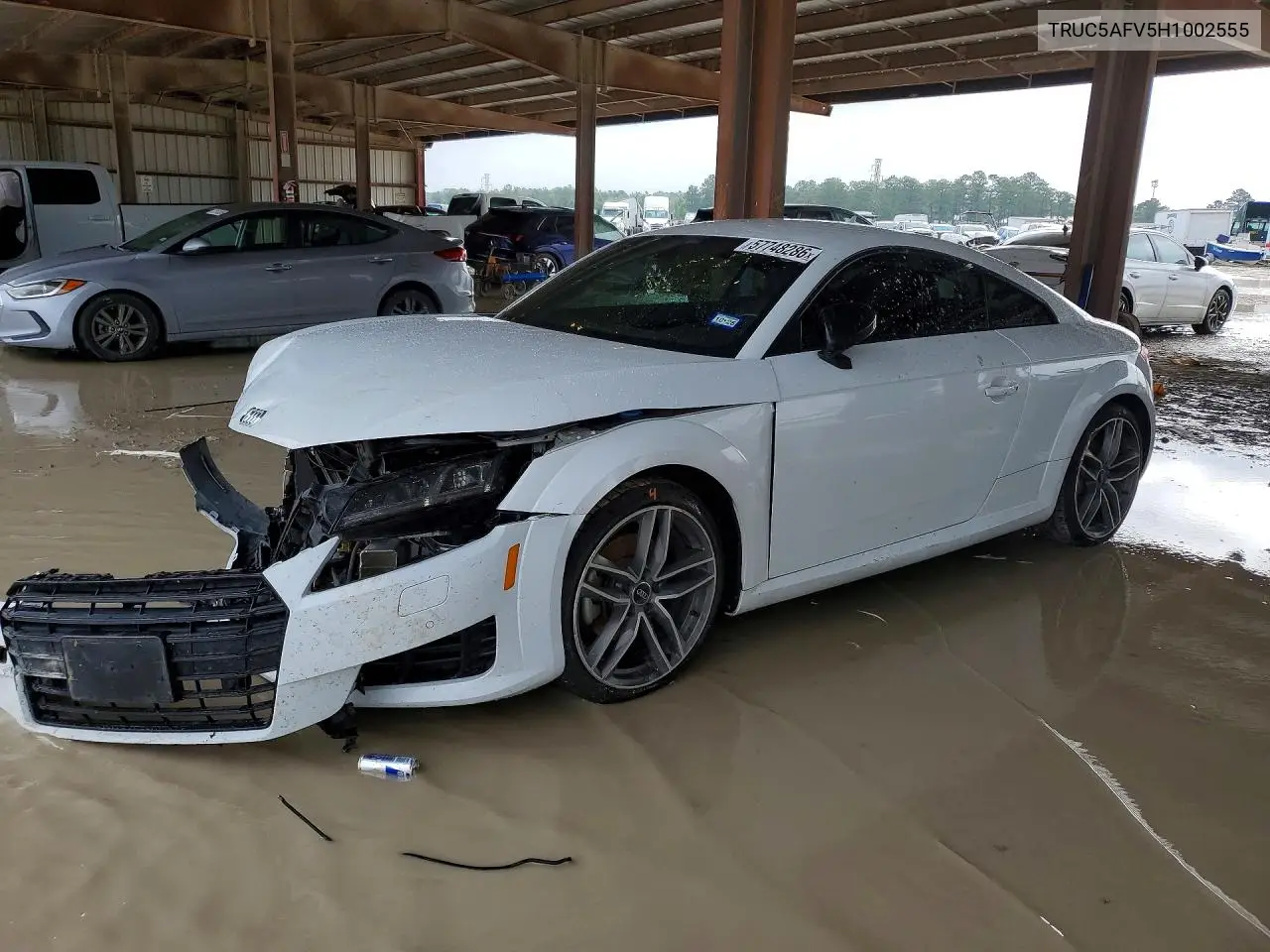 2017 Audi Tt VIN: TRUC5AFV5H1002555 Lot: 57748286