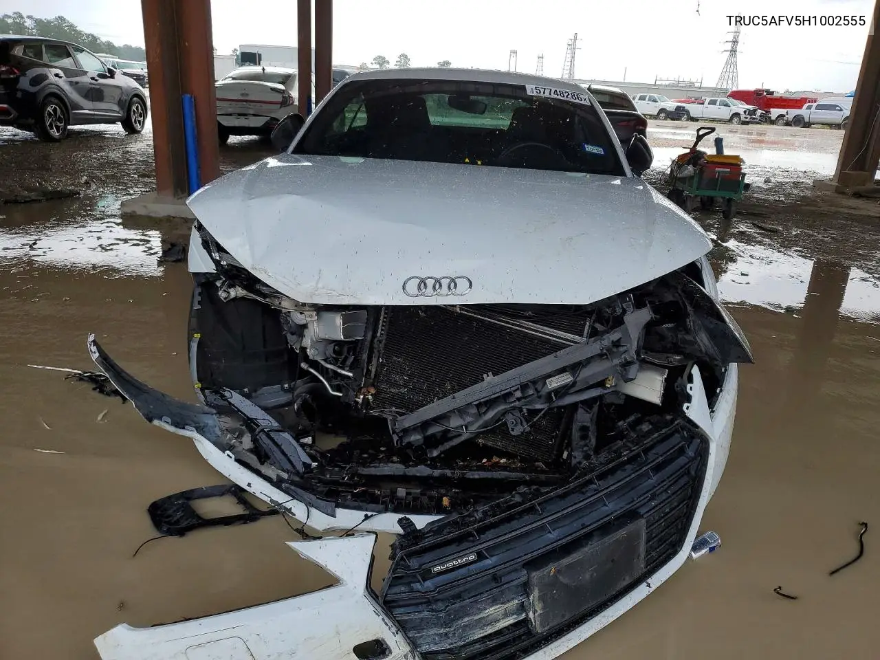 2017 Audi Tt VIN: TRUC5AFV5H1002555 Lot: 57748286