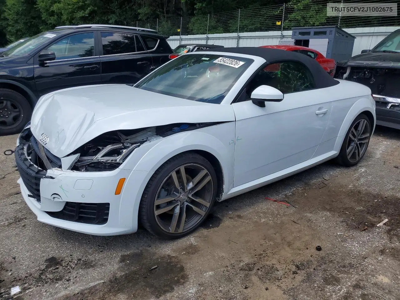 2018 Audi Tt VIN: TRUT5CFV2J1002675 Lot: 55422826