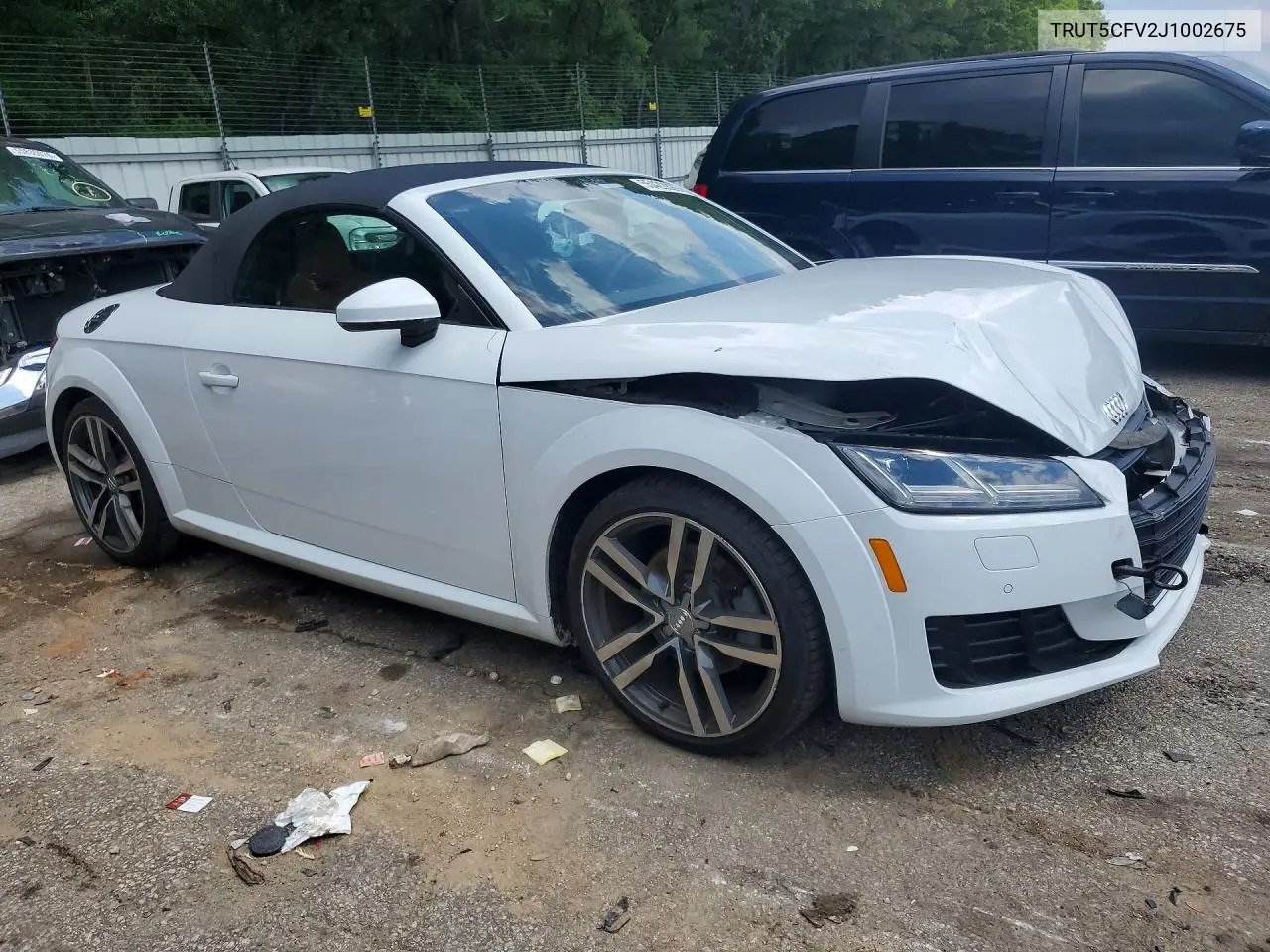 2018 Audi Tt VIN: TRUT5CFV2J1002675 Lot: 55422826