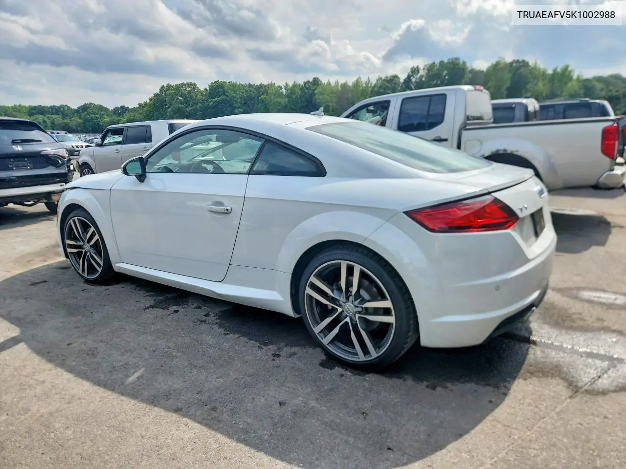 2019 Audi Tt VIN: TRUAEAFV5K1002988 Lot: 56839276
