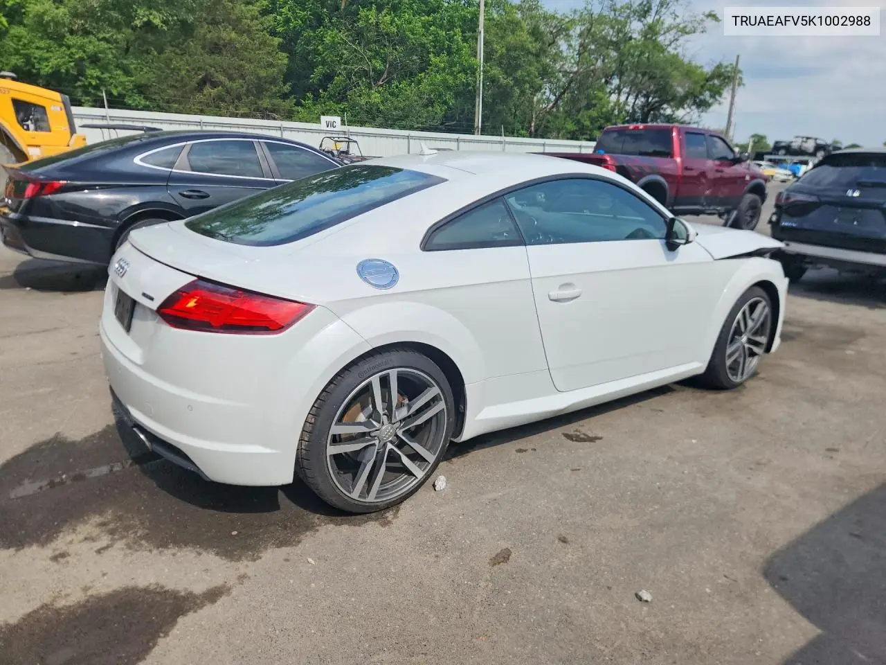 2019 Audi Tt VIN: TRUAEAFV5K1002988 Lot: 56839276