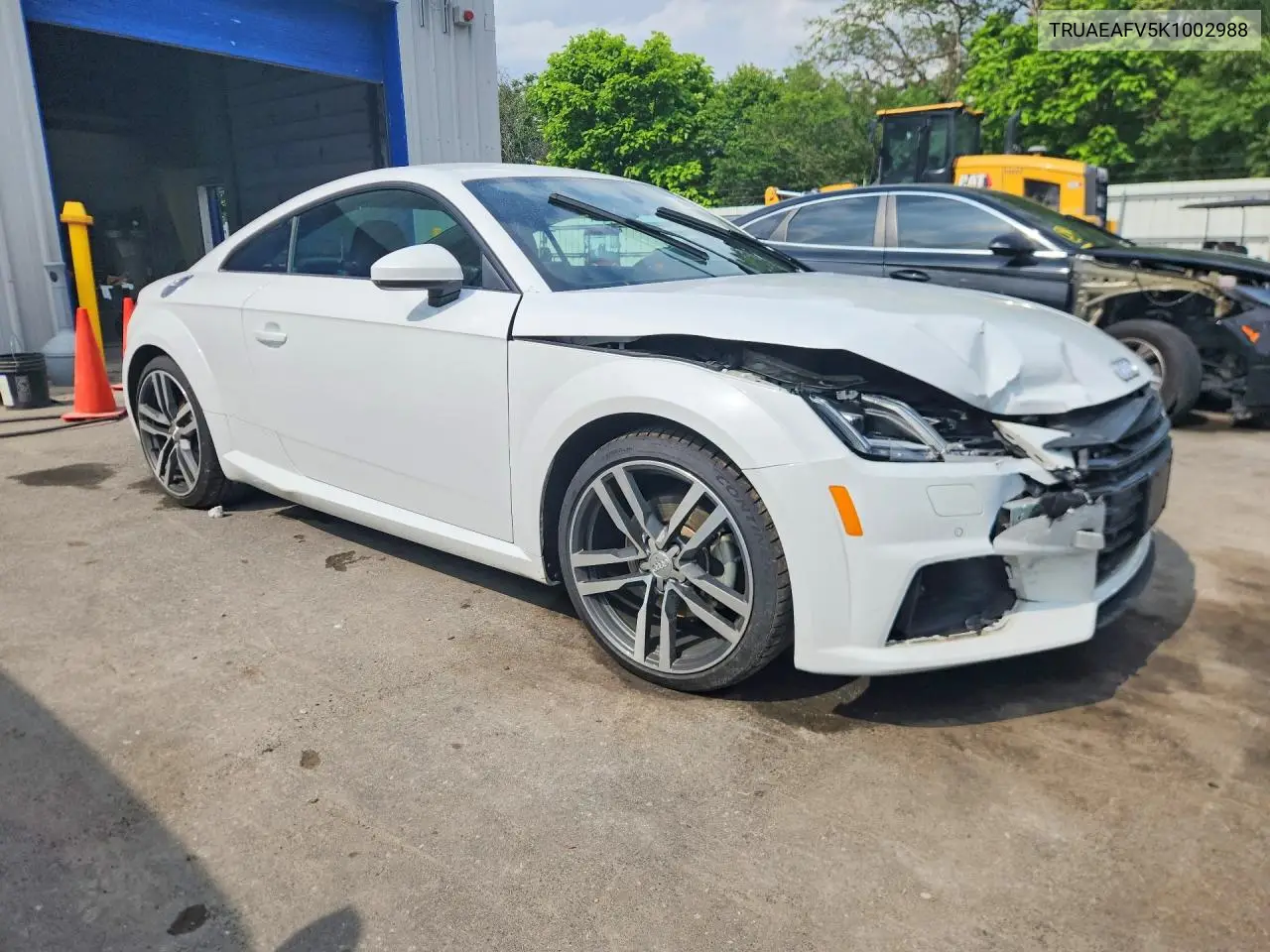 2019 Audi Tt VIN: TRUAEAFV5K1002988 Lot: 56839276