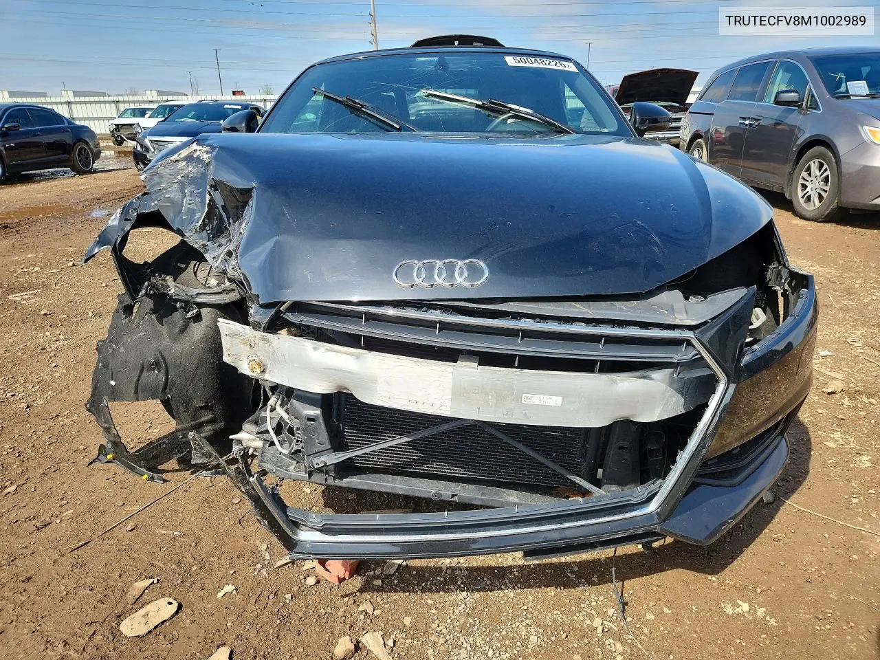2021 Audi Tt VIN: TRUTECFV8M1002989 Lot: 50048226