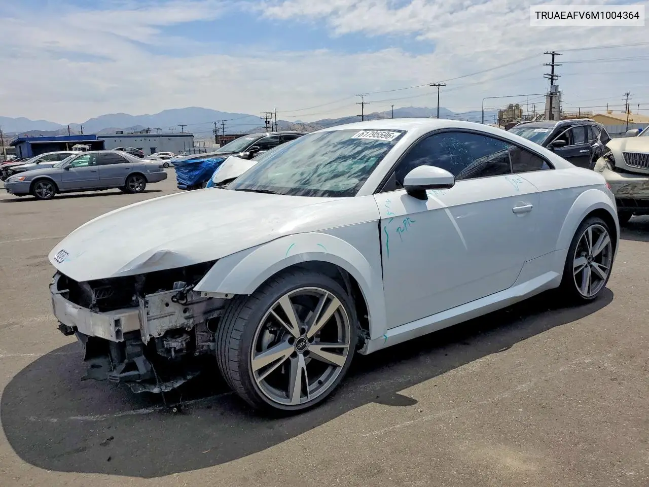 2021 Audi Tt VIN: TRUAEAFV6M1004364 Lot: 61795596
