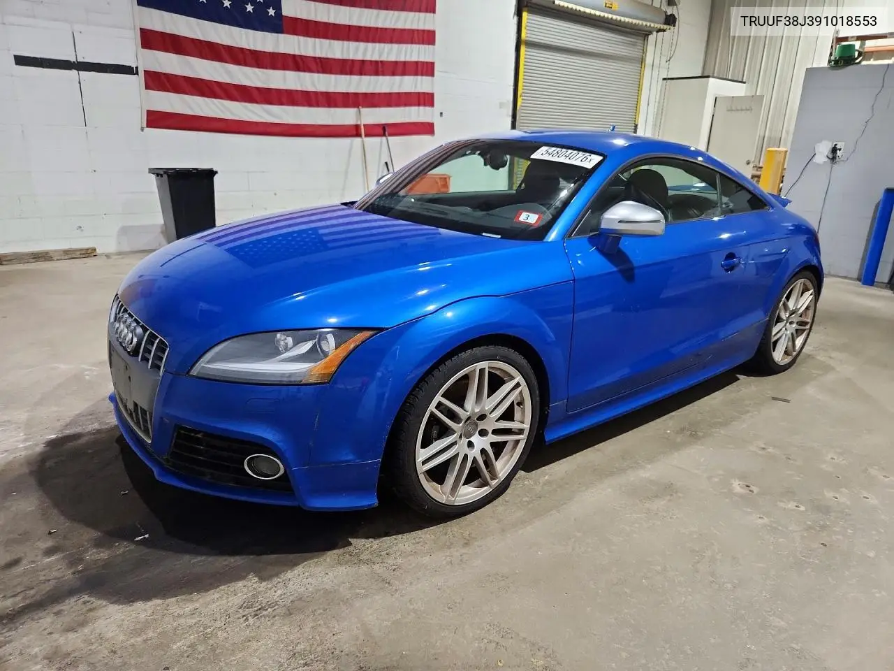 2009 Audi Tts VIN: TRUUF38J391018553 Lot: 54804076