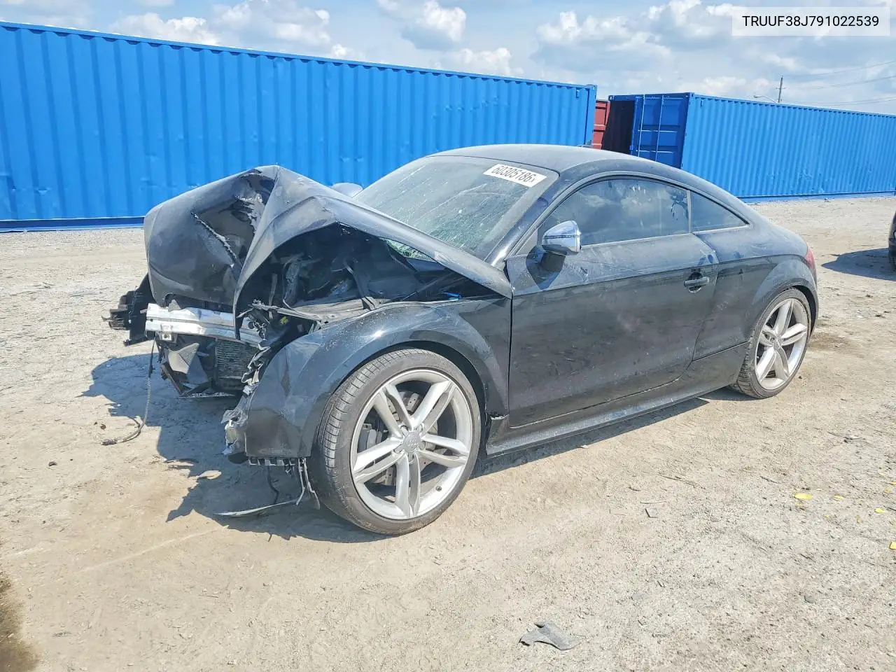 2009 Audi Tts VIN: TRUUF38J791022539 Lot: 60305186