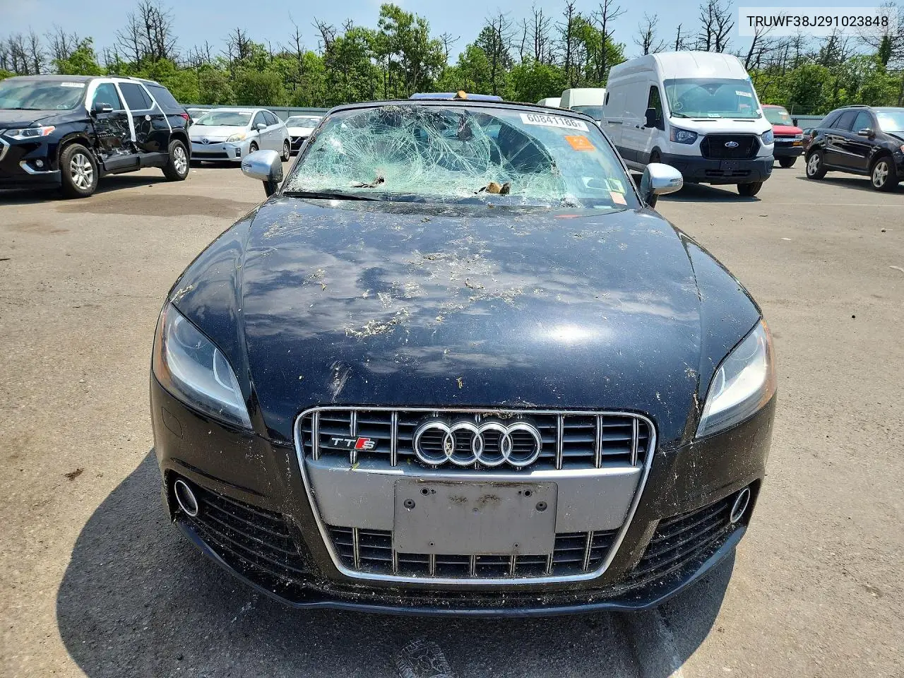 2009 Audi Tts VIN: TRUWF38J291023848 Lot: 60841186
