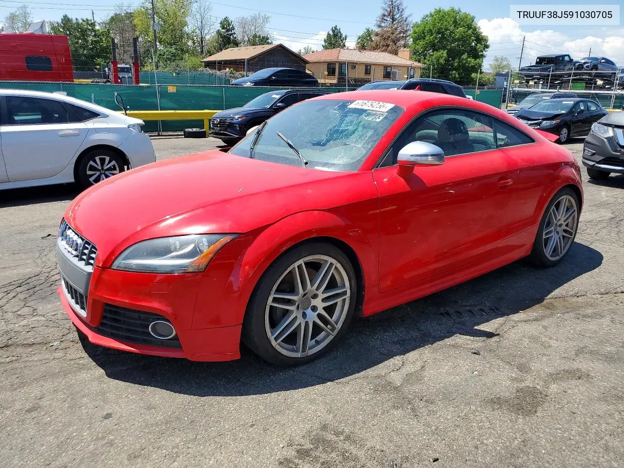 2009 Audi Tts VIN: TRUUF38J591030705 Lot: 61679256