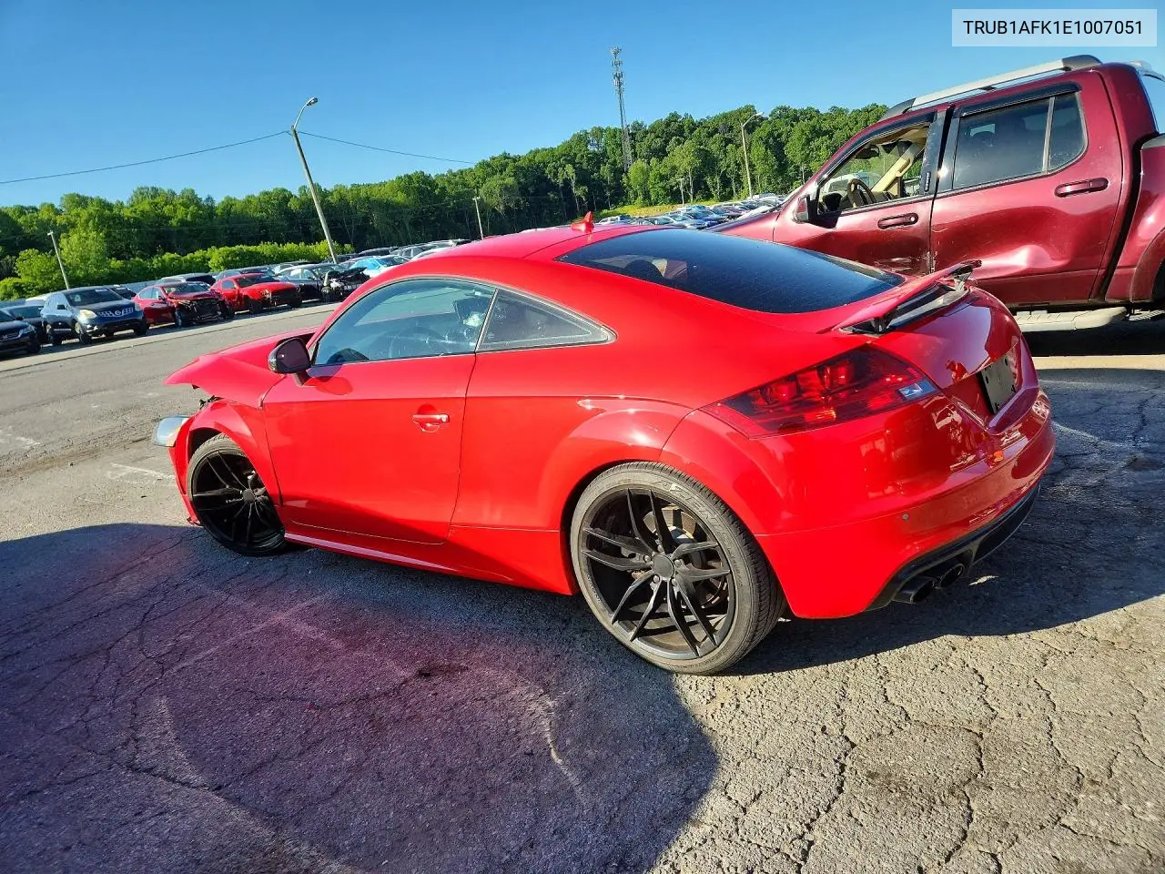 2014 Audi Tts Premium Plus VIN: TRUB1AFK1E1007051 Lot: 53117386