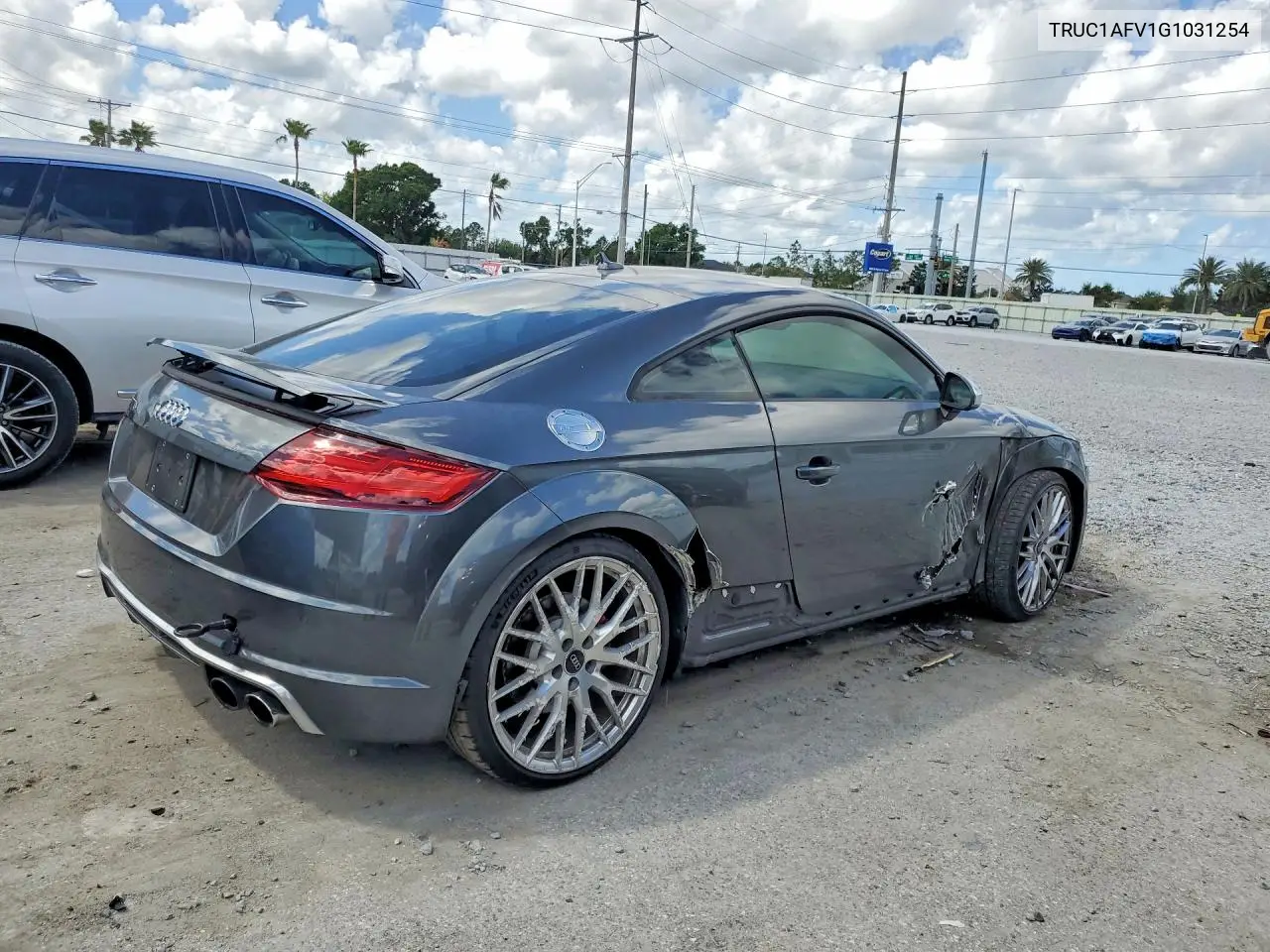 2016 Audi Tts VIN: TRUC1AFV1G1031254 Lot: 48402386