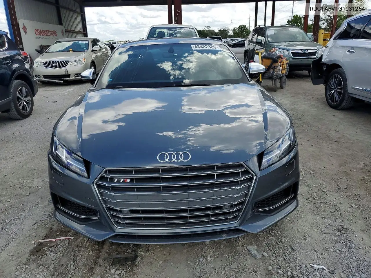 2016 Audi Tts VIN: TRUC1AFV1G1031254 Lot: 48402386