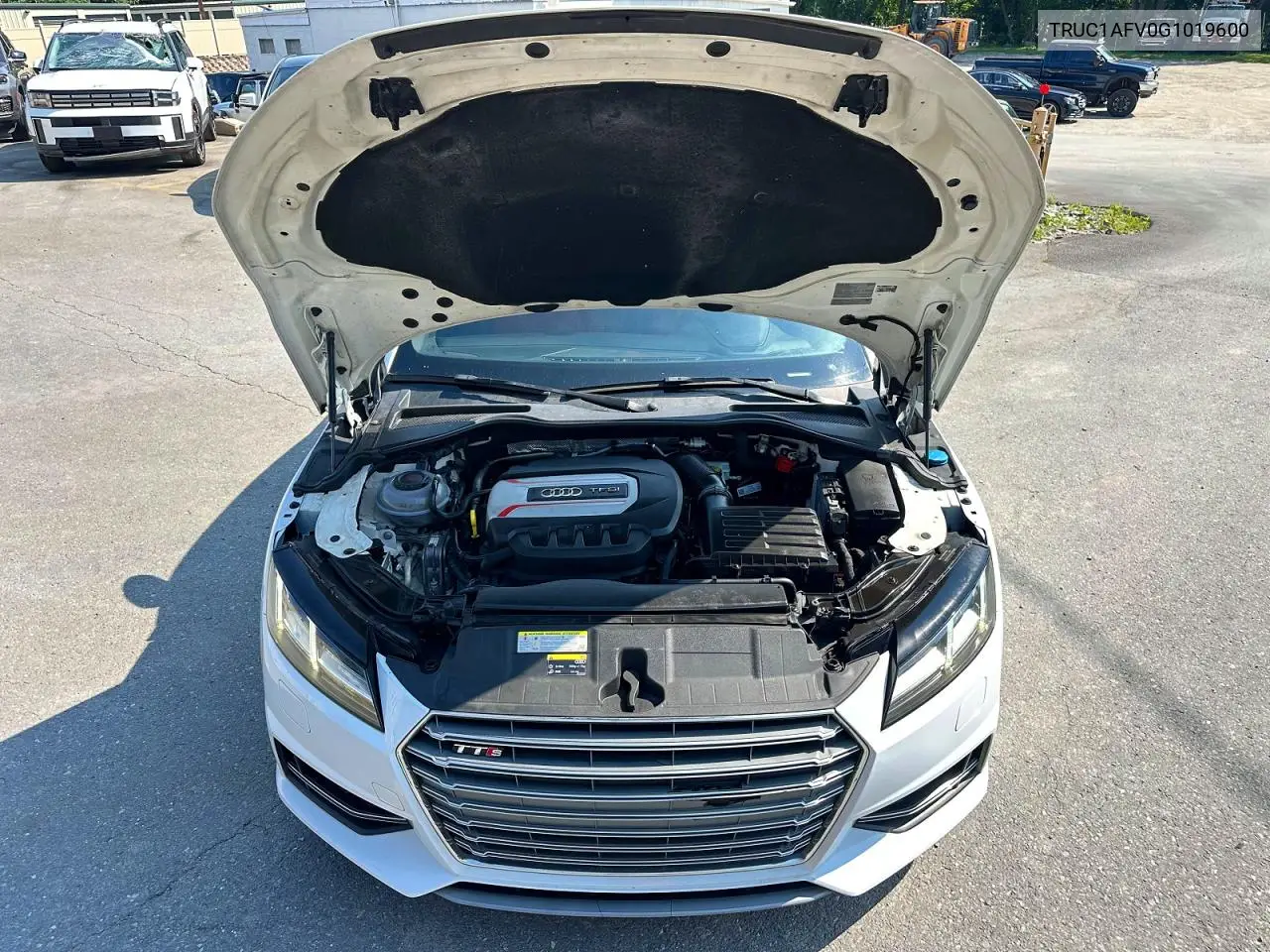 2016 Audi Tts VIN: TRUC1AFV0G1019600 Lot: 57395676