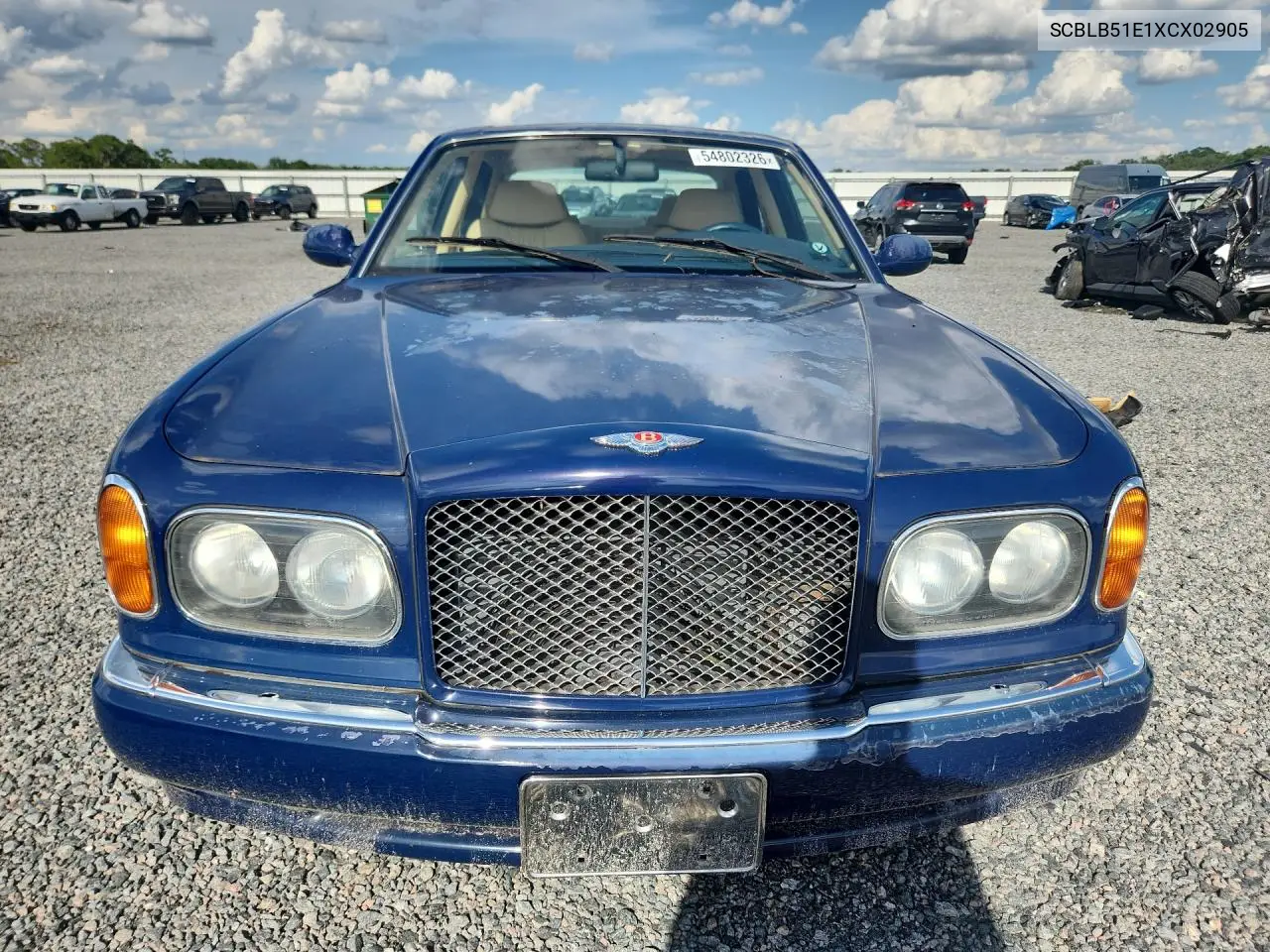 1999 Bentley Arnage VIN: SCBLB51E1XCX02905 Lot: 54802326