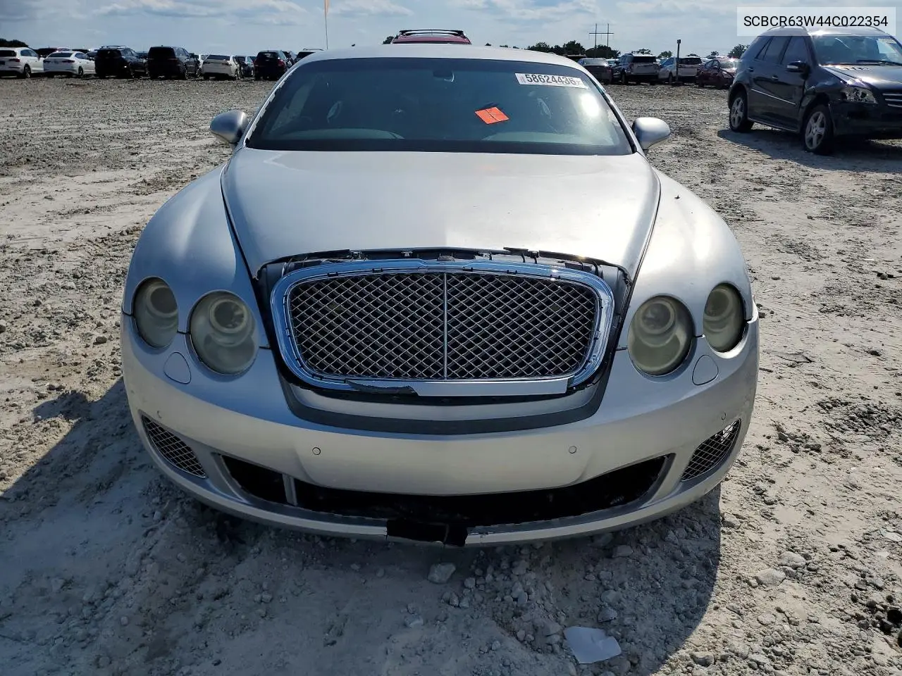 2004 Bentley Continental Gt VIN: SCBCR63W44C022354 Lot: 58624436