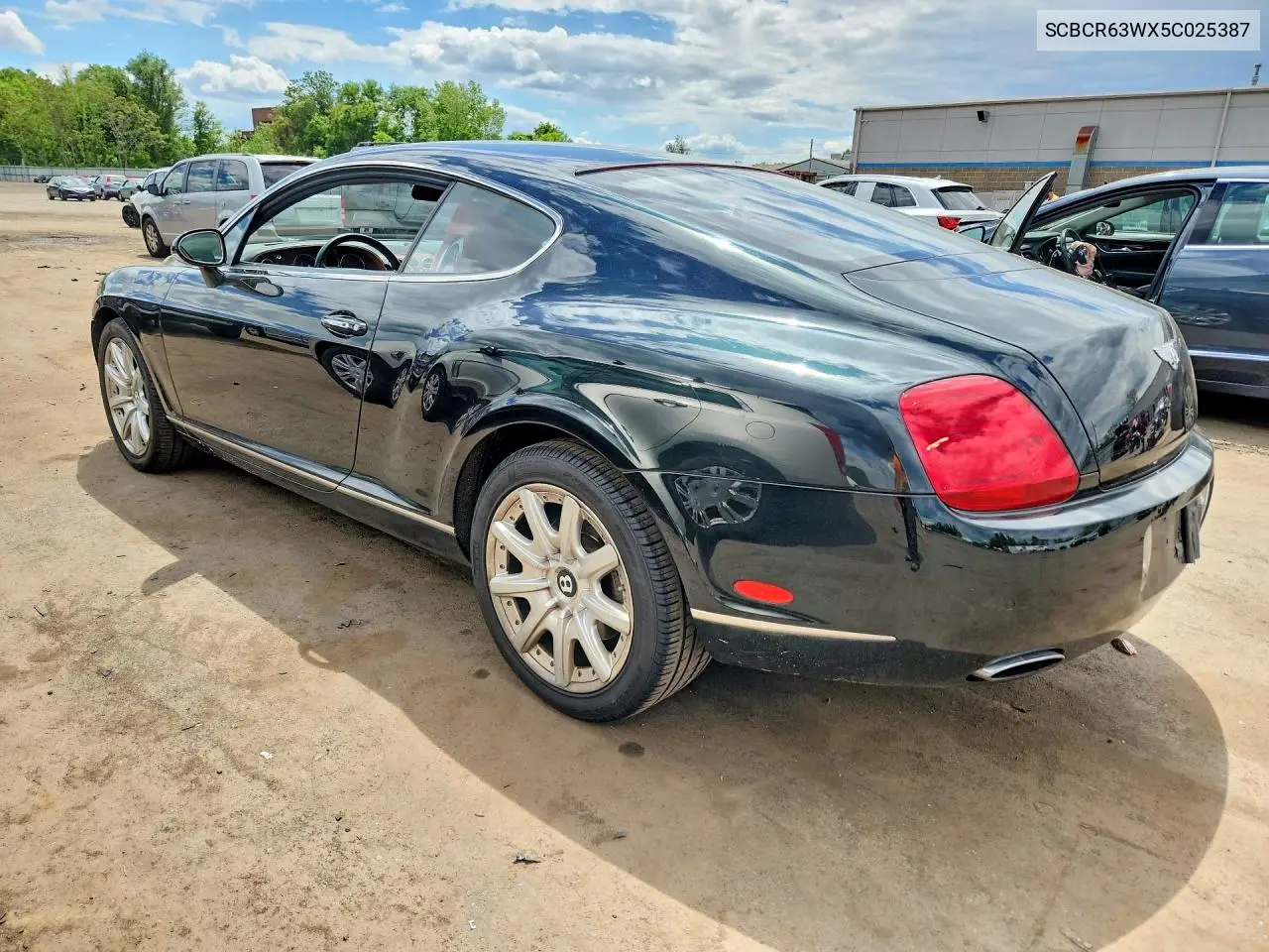 2005 Bentley Continental Gt VIN: SCBCR63WX5C025387 Lot: 54466896