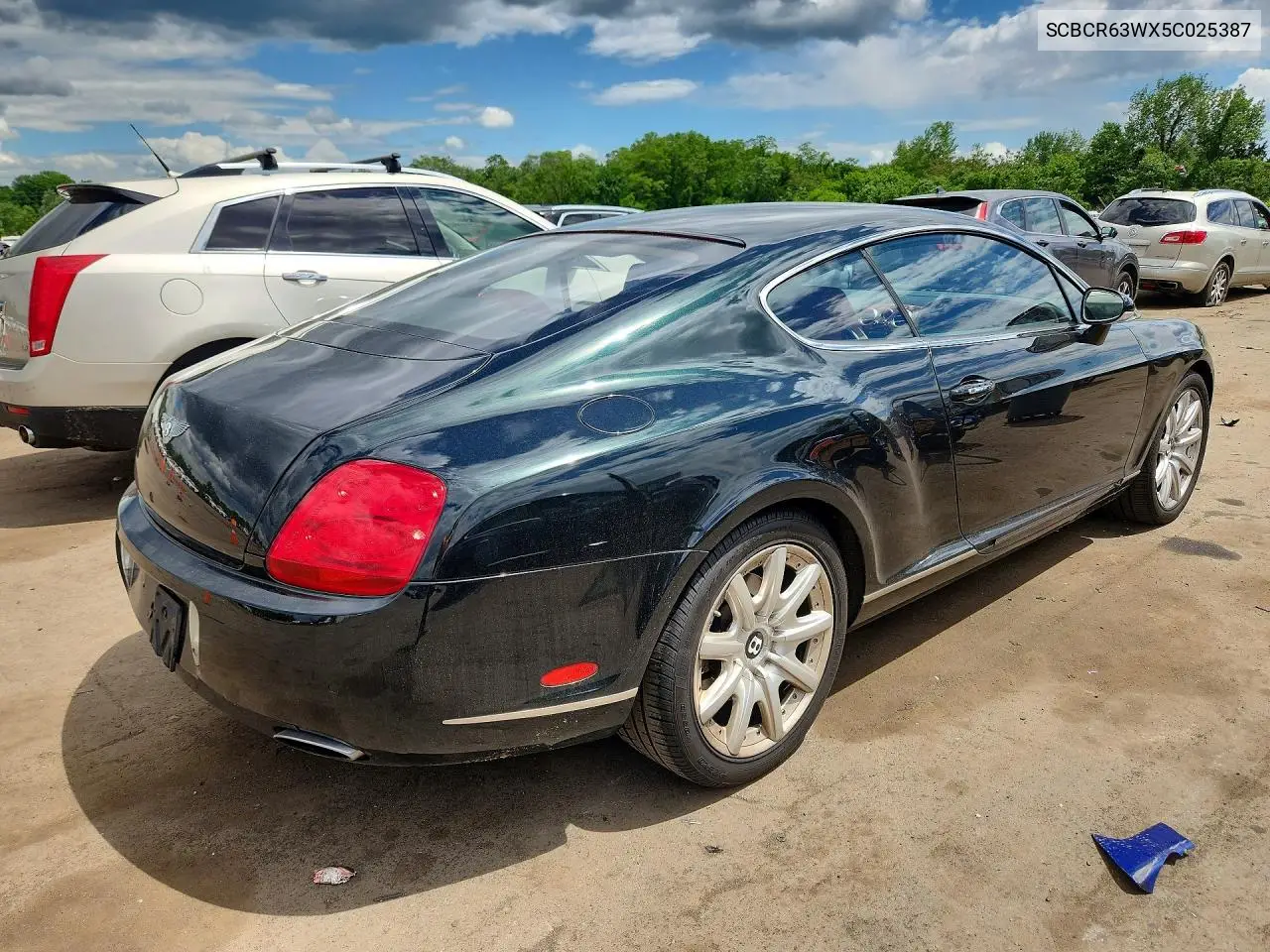 2005 Bentley Continental Gt VIN: SCBCR63WX5C025387 Lot: 54466896