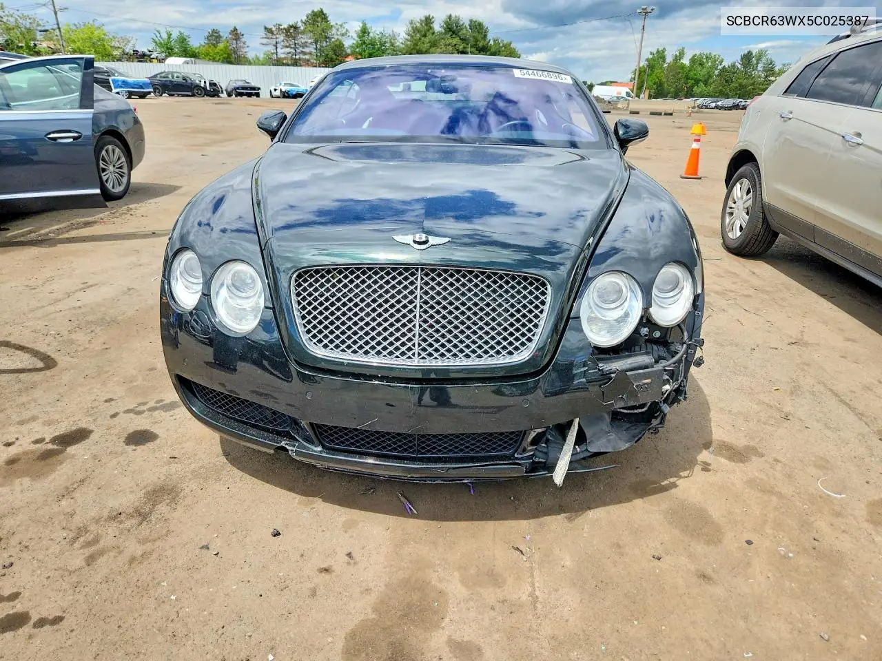 2005 Bentley Continental Gt VIN: SCBCR63WX5C025387 Lot: 54466896