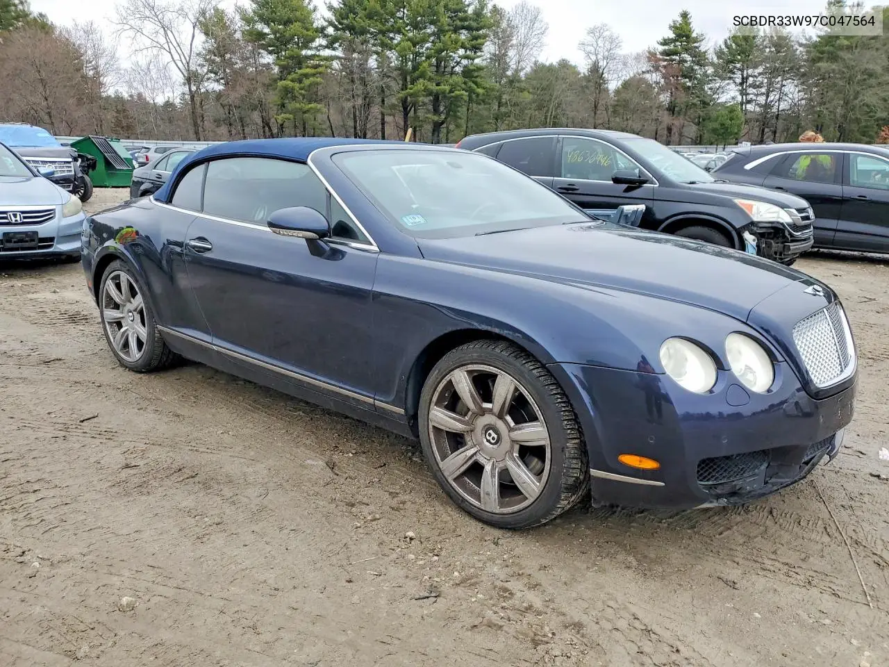 2007 Bentley Continental Gtc VIN: SCBDR33W97C047564 Lot: 47454026
