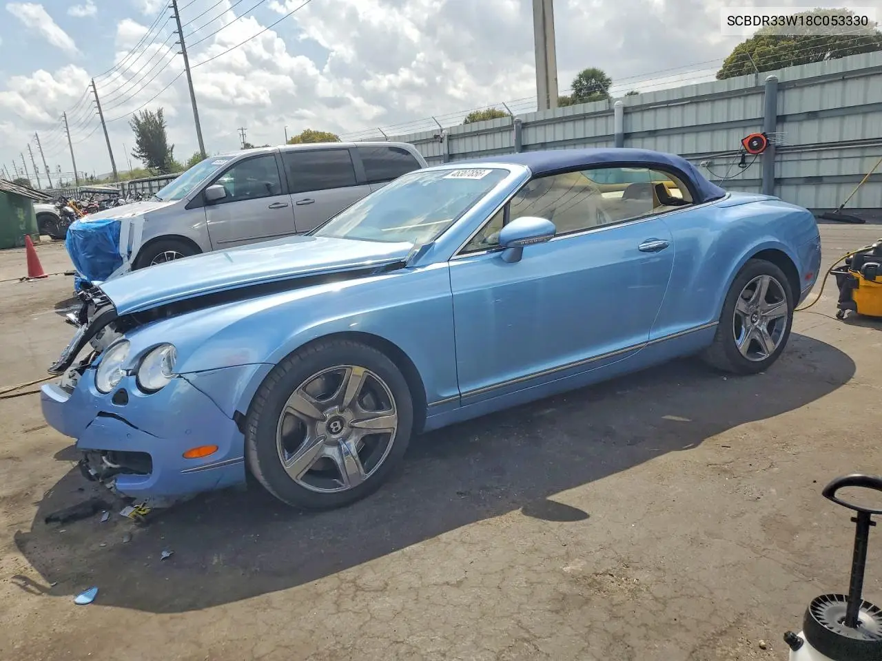 2008 Bentley Continental Gtc VIN: SCBDR33W18C053330 Lot: 46307856