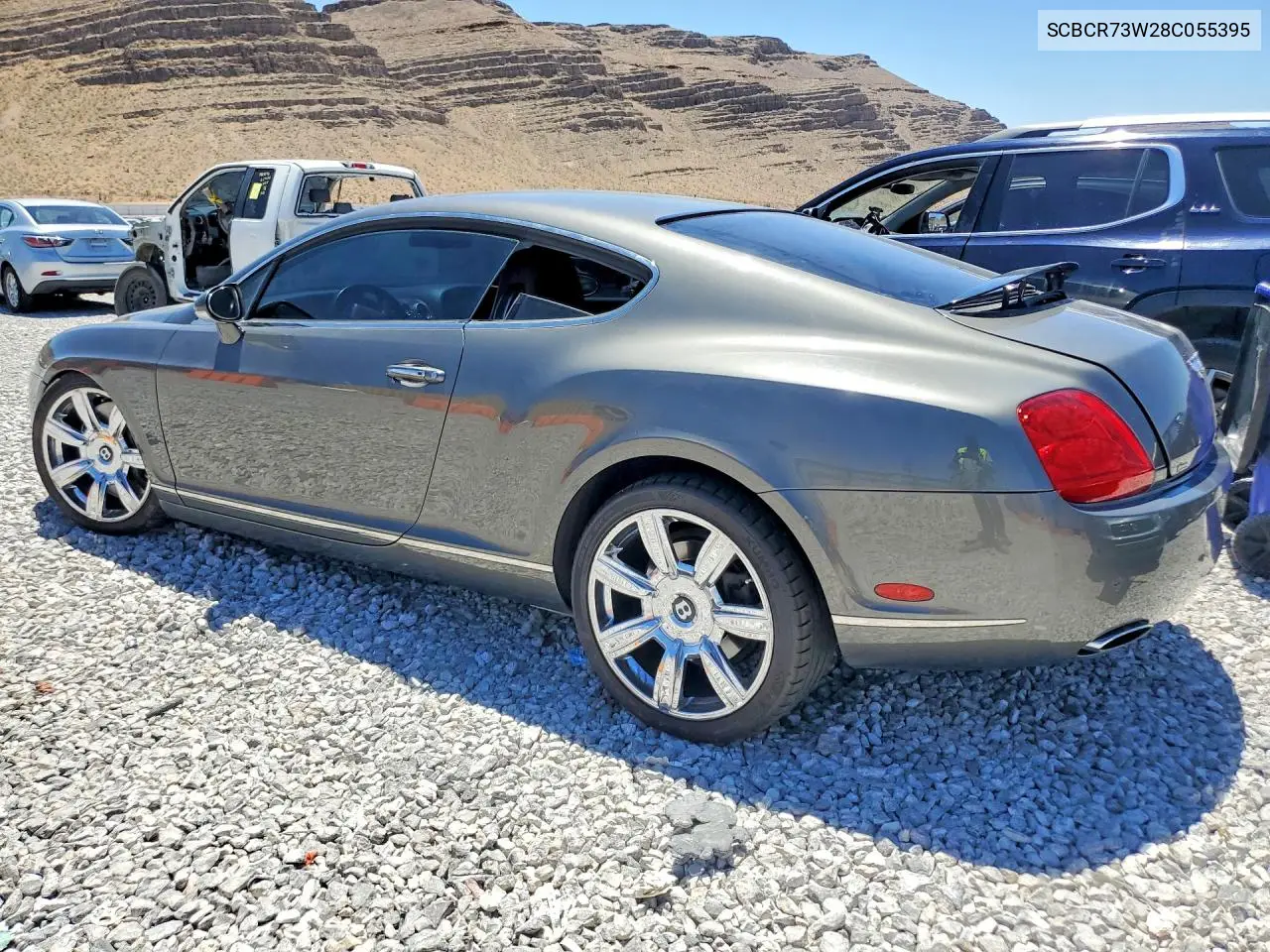 2008 Bentley Continental Gt VIN: SCBCR73W28C055395 Lot: 60243256