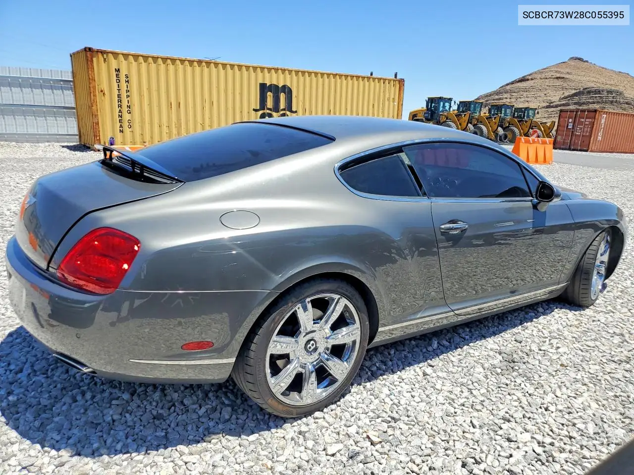 2008 Bentley Continental Gt VIN: SCBCR73W28C055395 Lot: 60243256