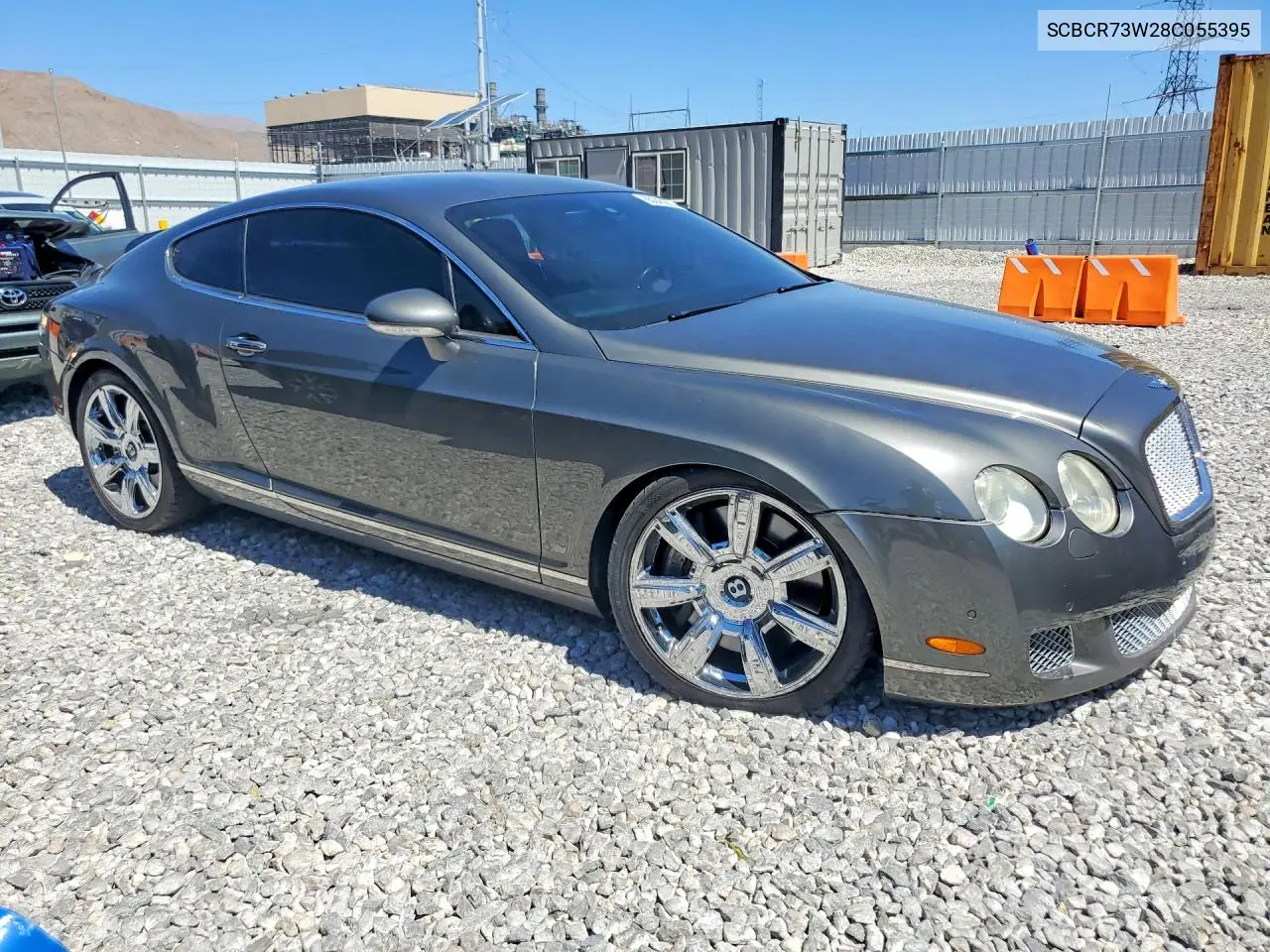 2008 Bentley Continental Gt VIN: SCBCR73W28C055395 Lot: 60243256