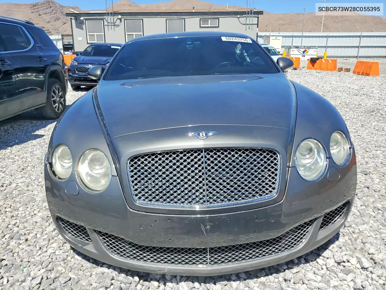 2008 Bentley Continental Gt VIN: SCBCR73W28C055395 Lot: 60243256