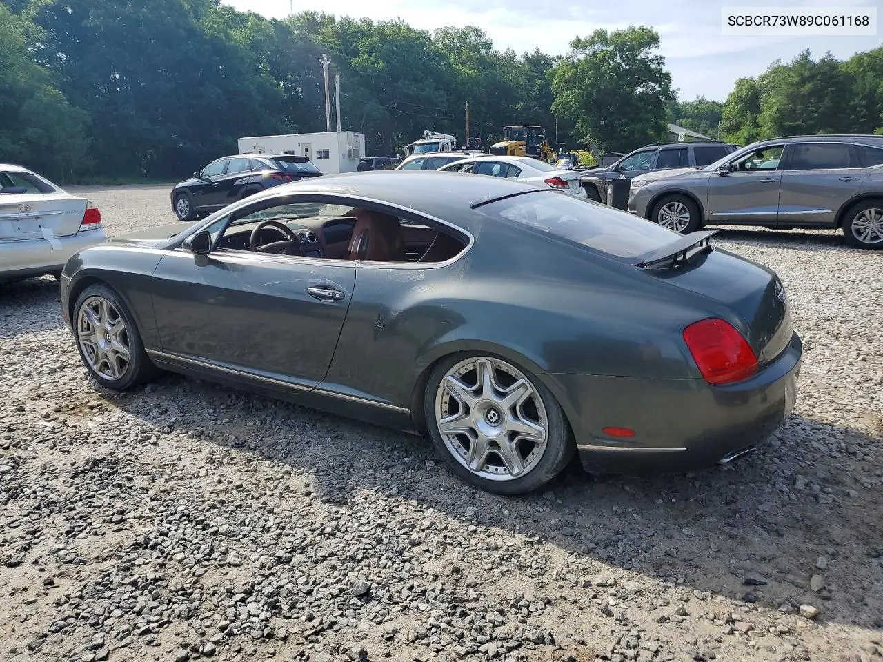 2009 Bentley Continental Gt VIN: SCBCR73W89C061168 Lot: 56733326