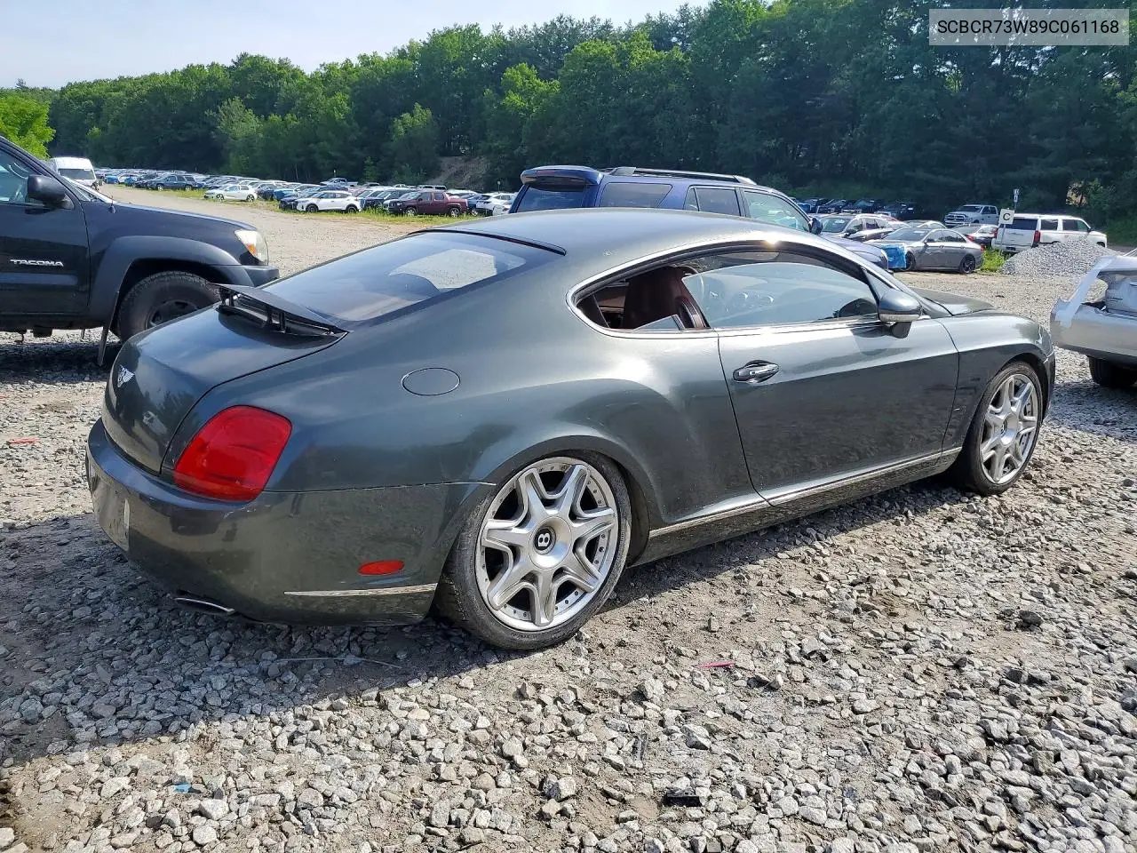 2009 Bentley Continental Gt VIN: SCBCR73W89C061168 Lot: 56733326