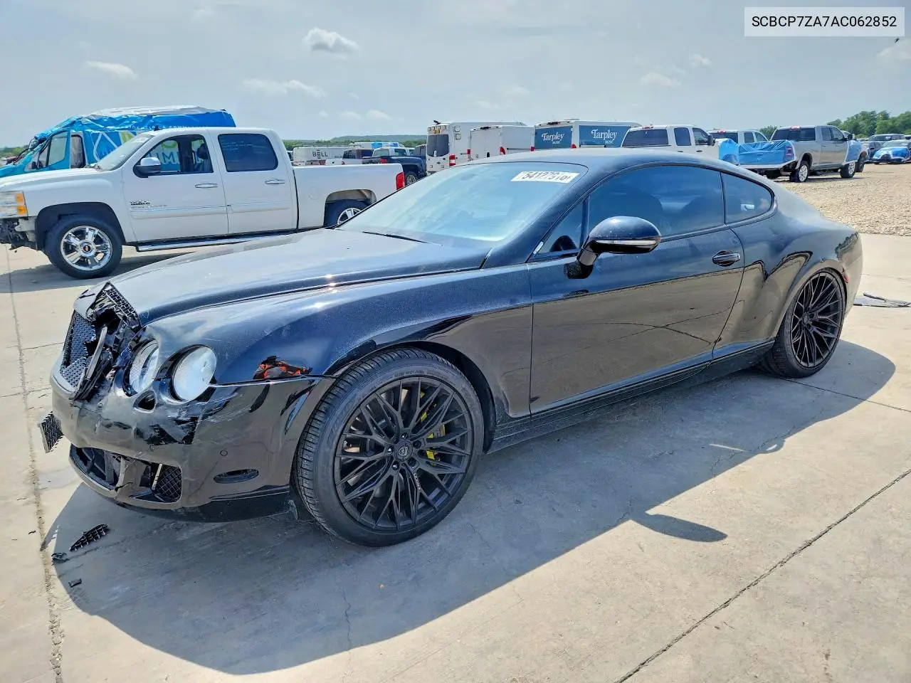 2010 Bentley Continental Gt Speed VIN: SCBCP7ZA7AC062852 Lot: 54127916