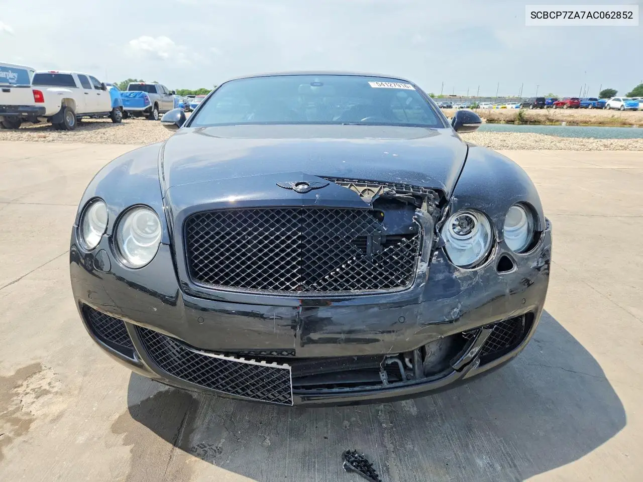 2010 Bentley Continental Gt Speed VIN: SCBCP7ZA7AC062852 Lot: 54127916