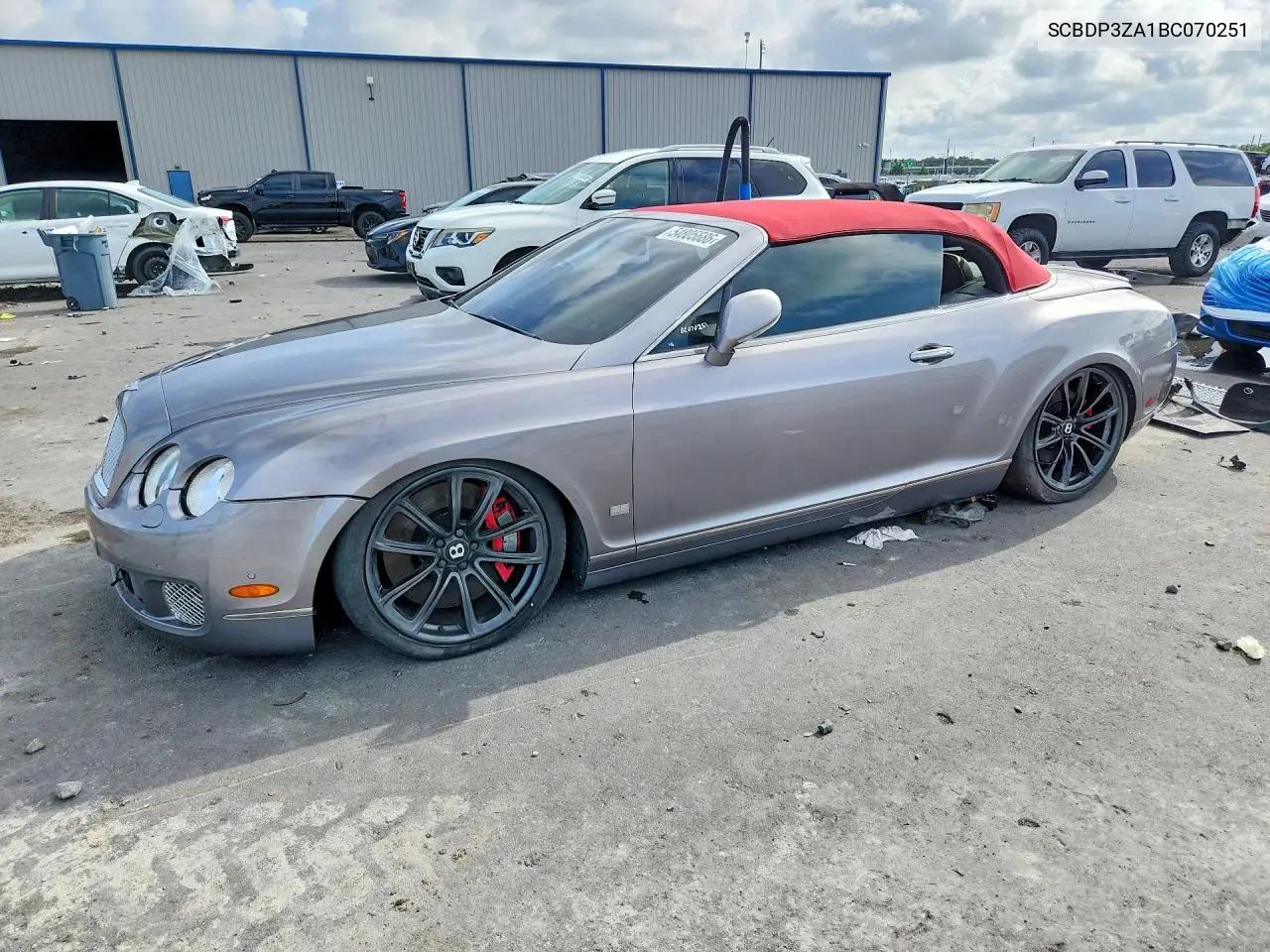 2011 Bentley Continental Gtc Speed VIN: SCBDP3ZA1BC070251 Lot: 54805686