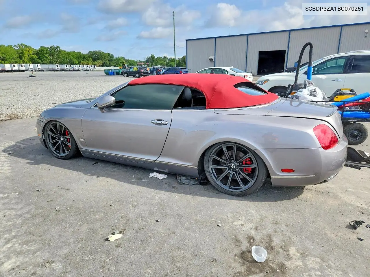 2011 Bentley Continental Gtc Speed VIN: SCBDP3ZA1BC070251 Lot: 54805686